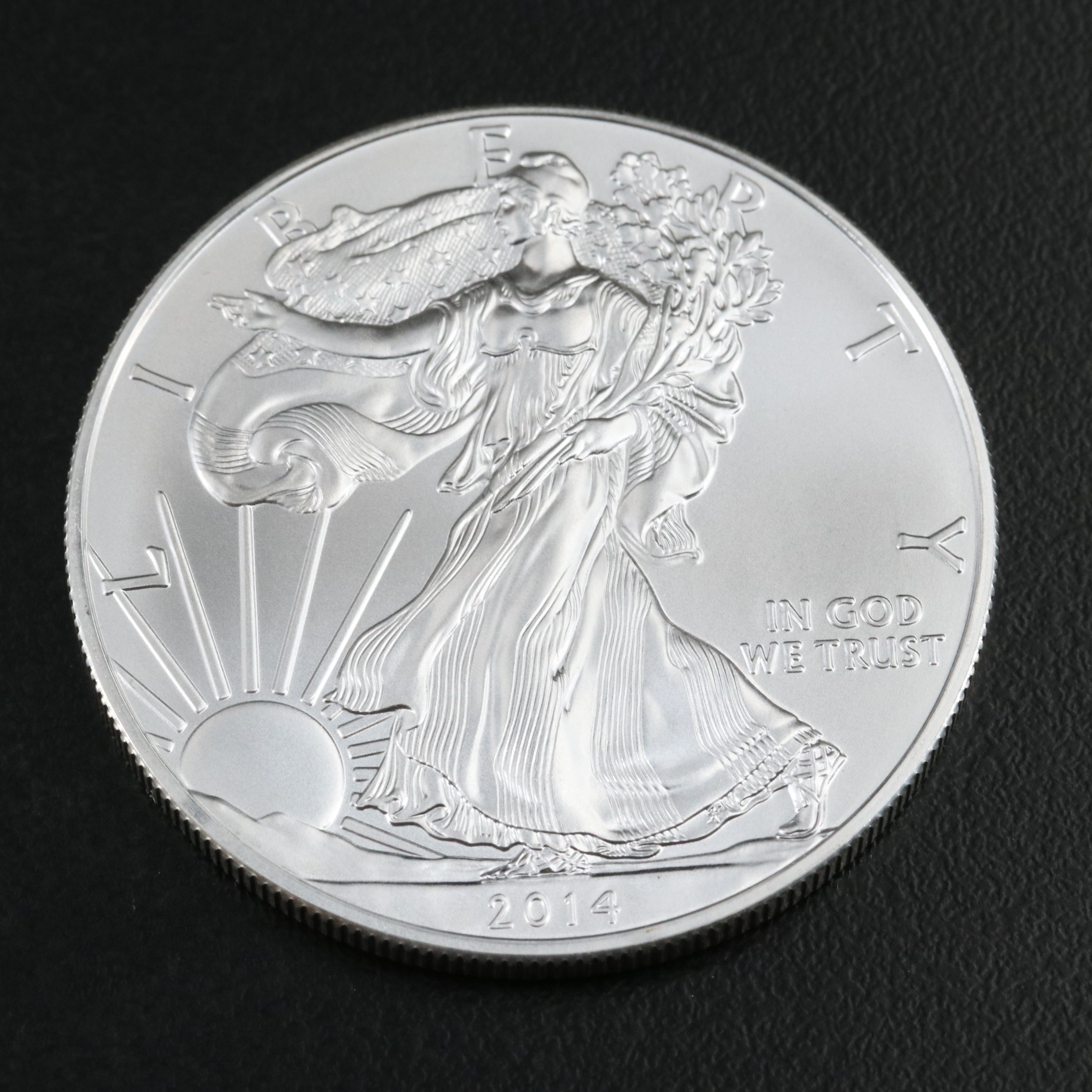 Three U.S. Silver Eagles