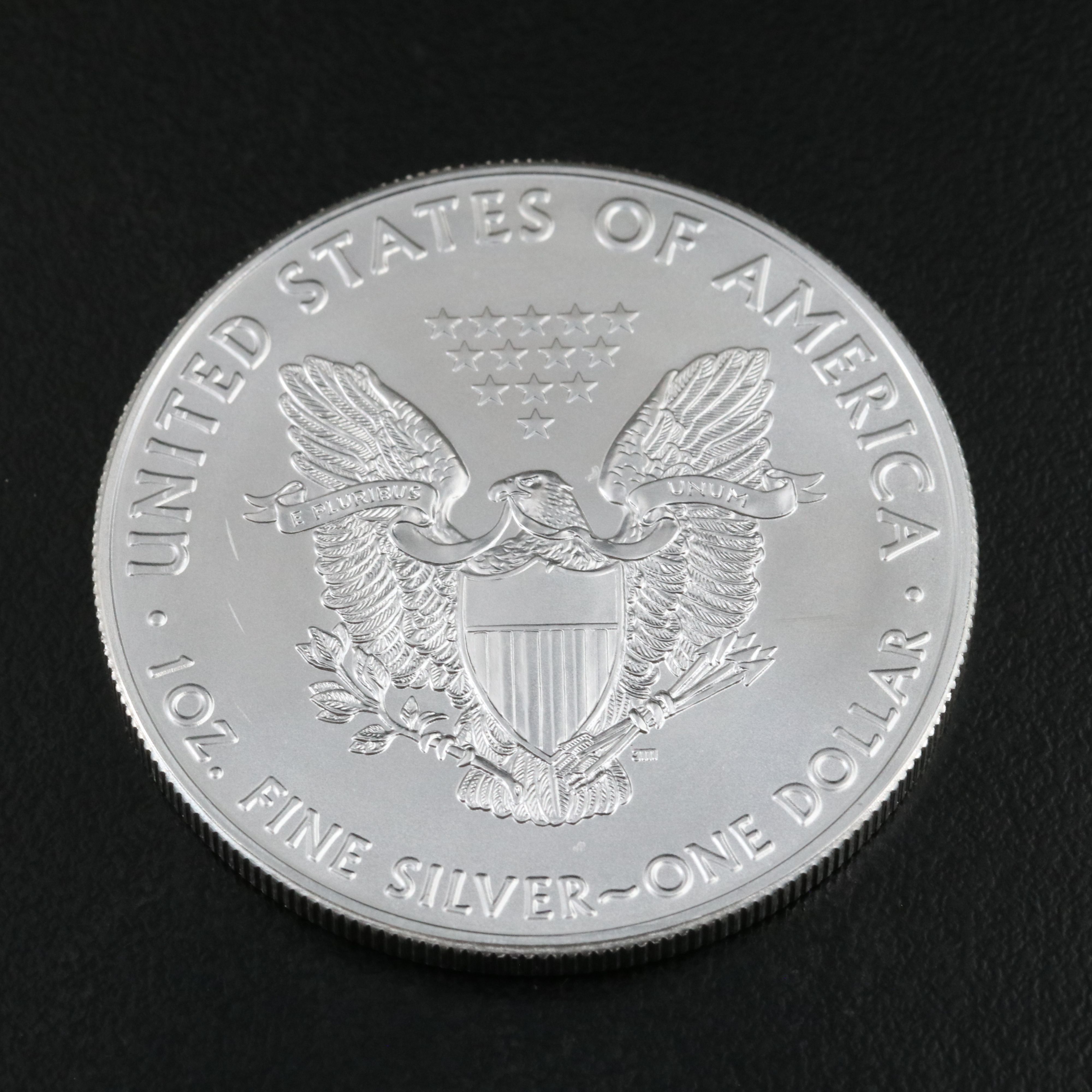 Three U.S. Silver Eagles