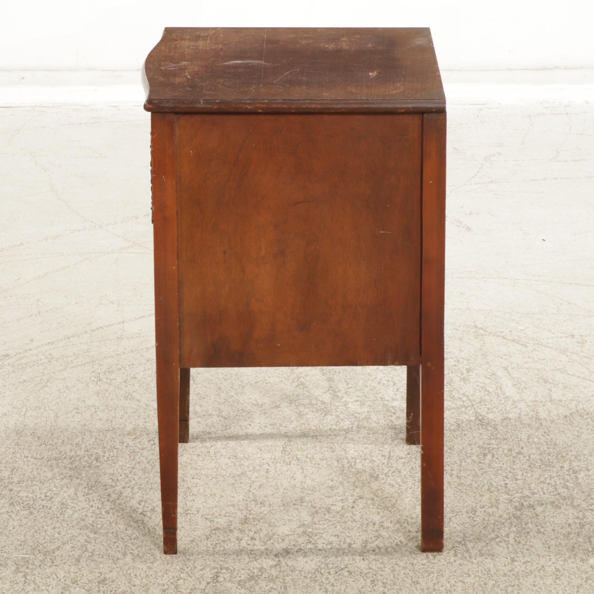 Neoclassical Mahogany Music Cabinet, Early 20th Century