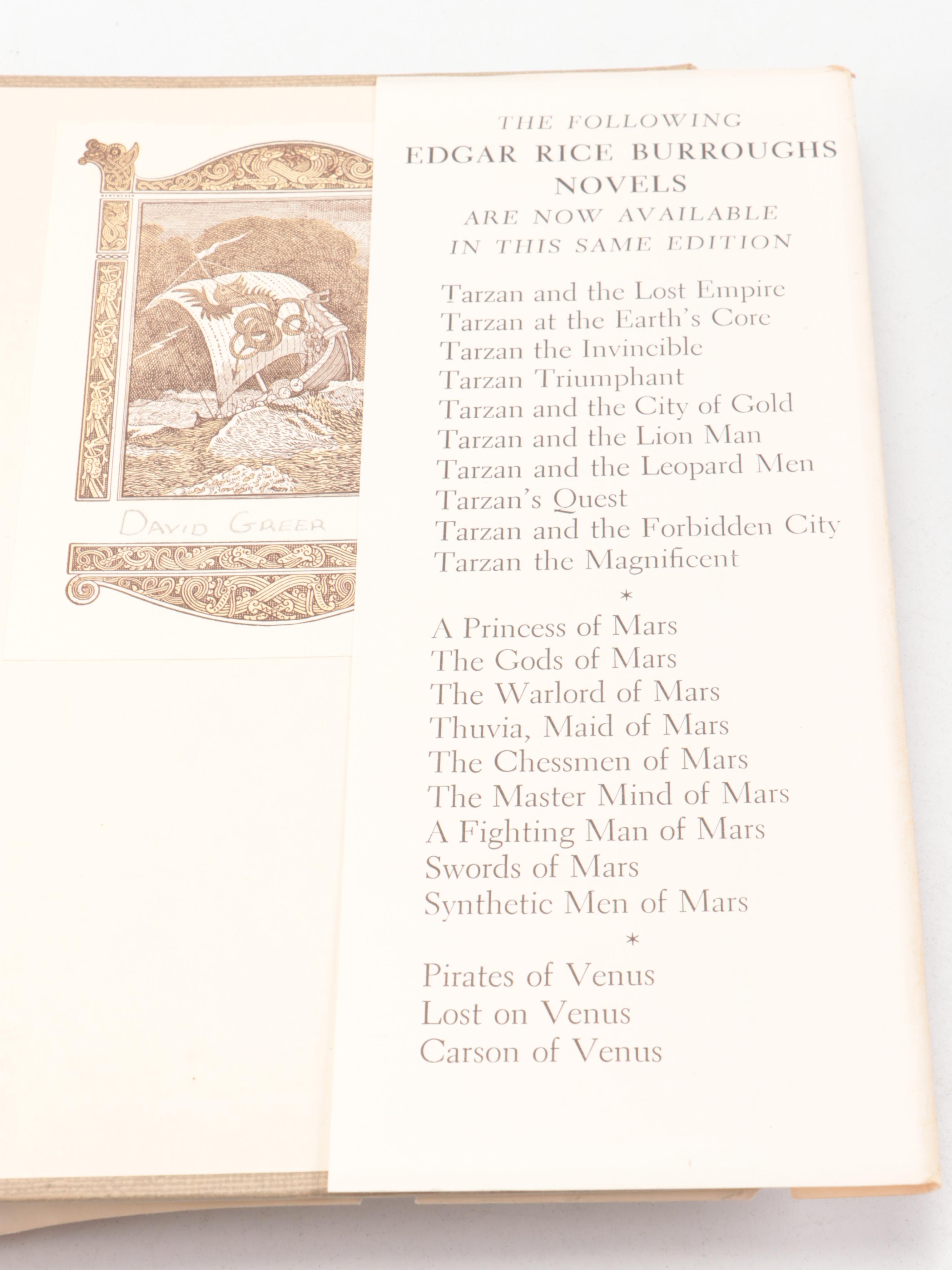 "Synthetic Men of Mars" by Edgar Rice Burroughs, 1948