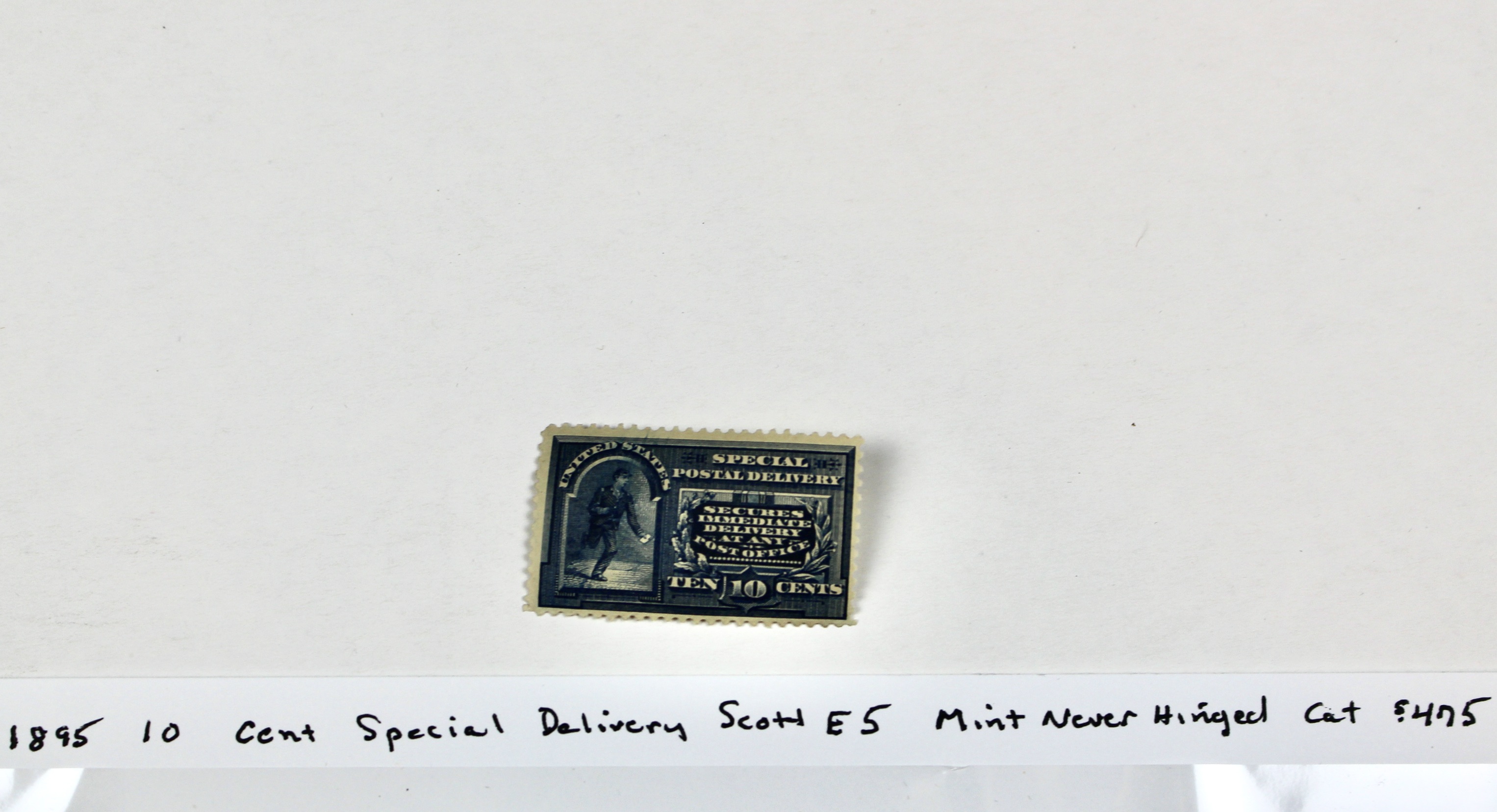 1895 10-Cent Special Delivery Stamp, MNH