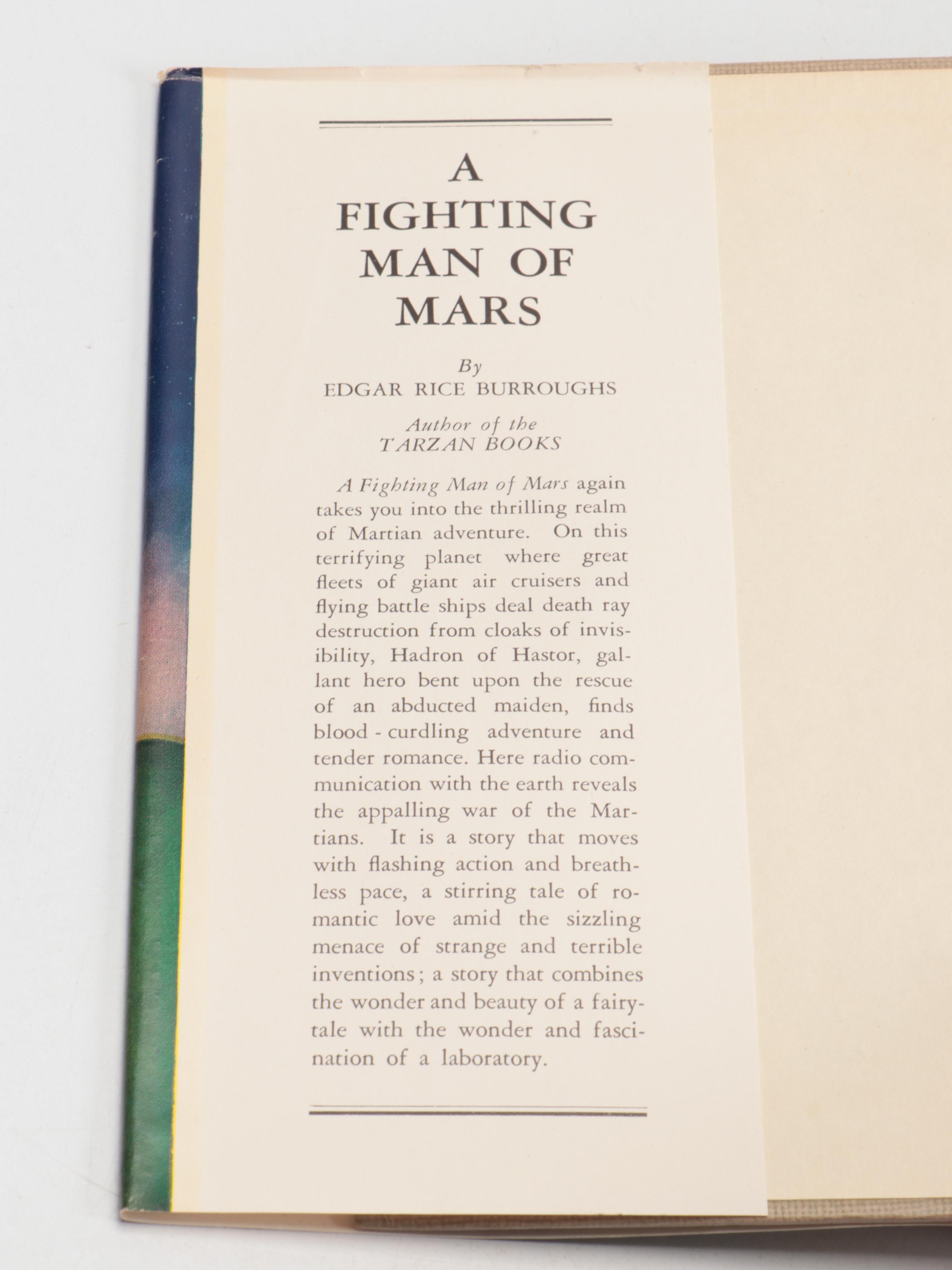 "A Fighting Man of Mars" by Edgar Rice Burroughs, 1948