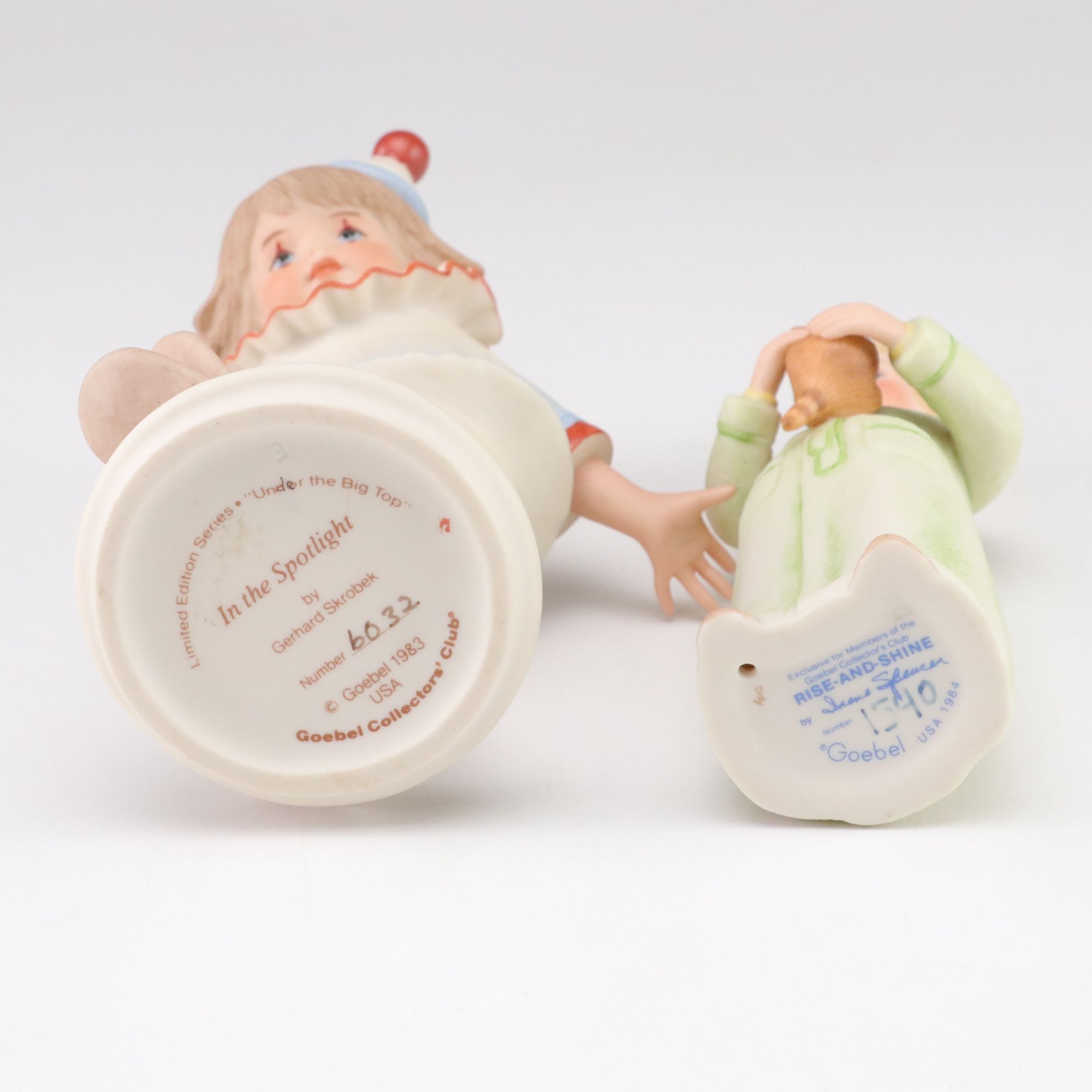 Goebel Porcelain Persian Cats with "In the Spotlight" and More Novelty Figurines