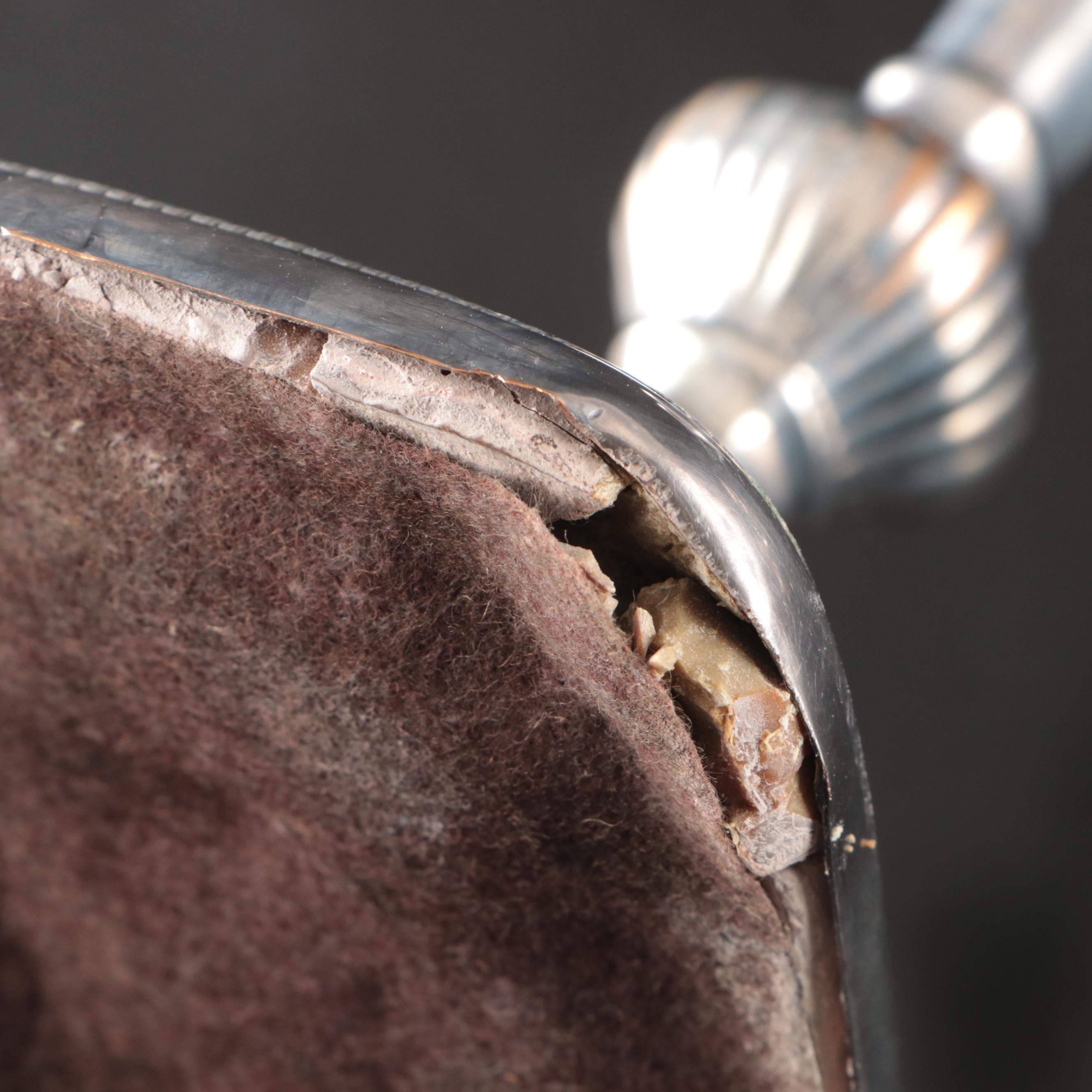 Pair of Georgian Style Silver Plate Candelabras