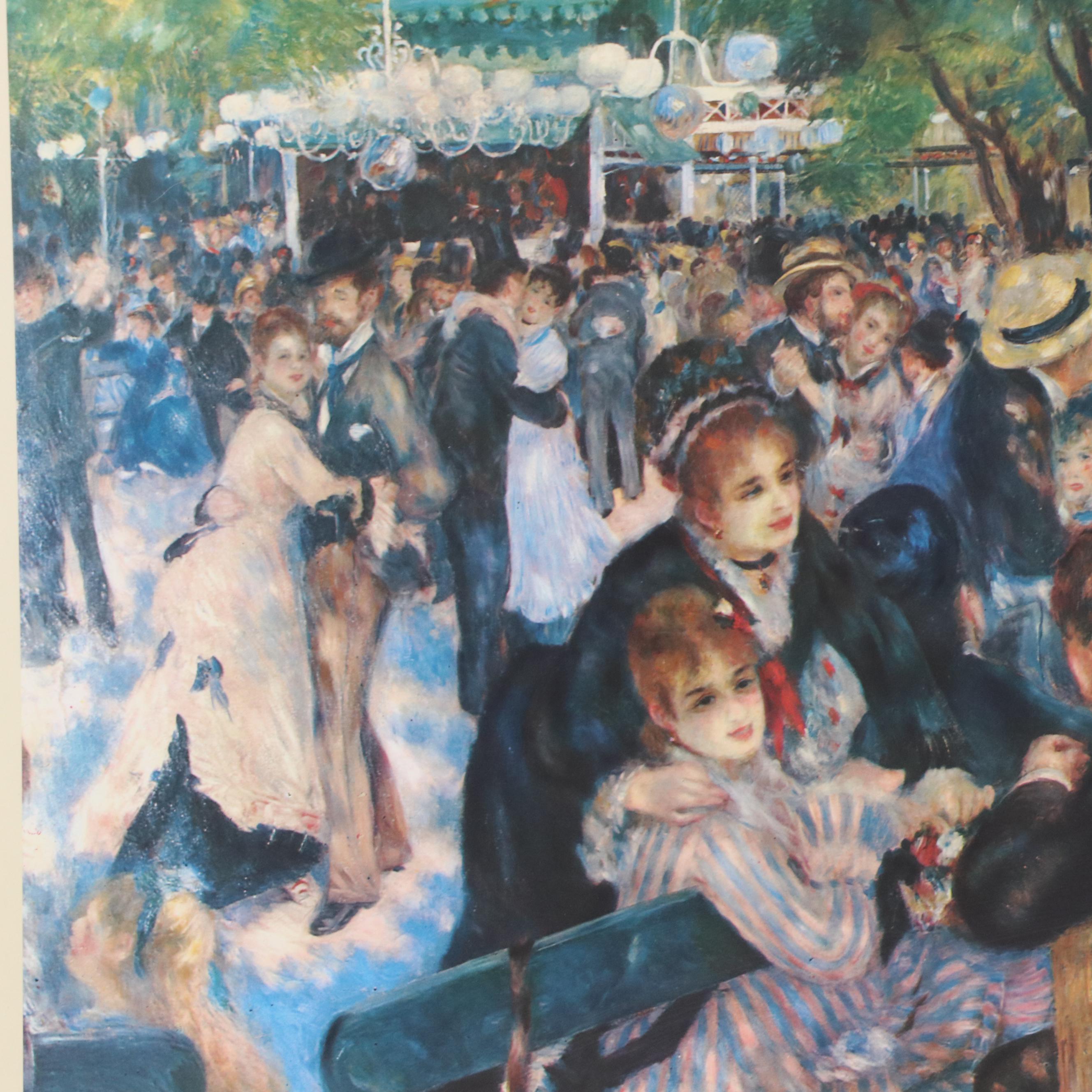 Offset Lithograph Poster After Pierre-Auguste Renoir "Le Moulin de la Galette"