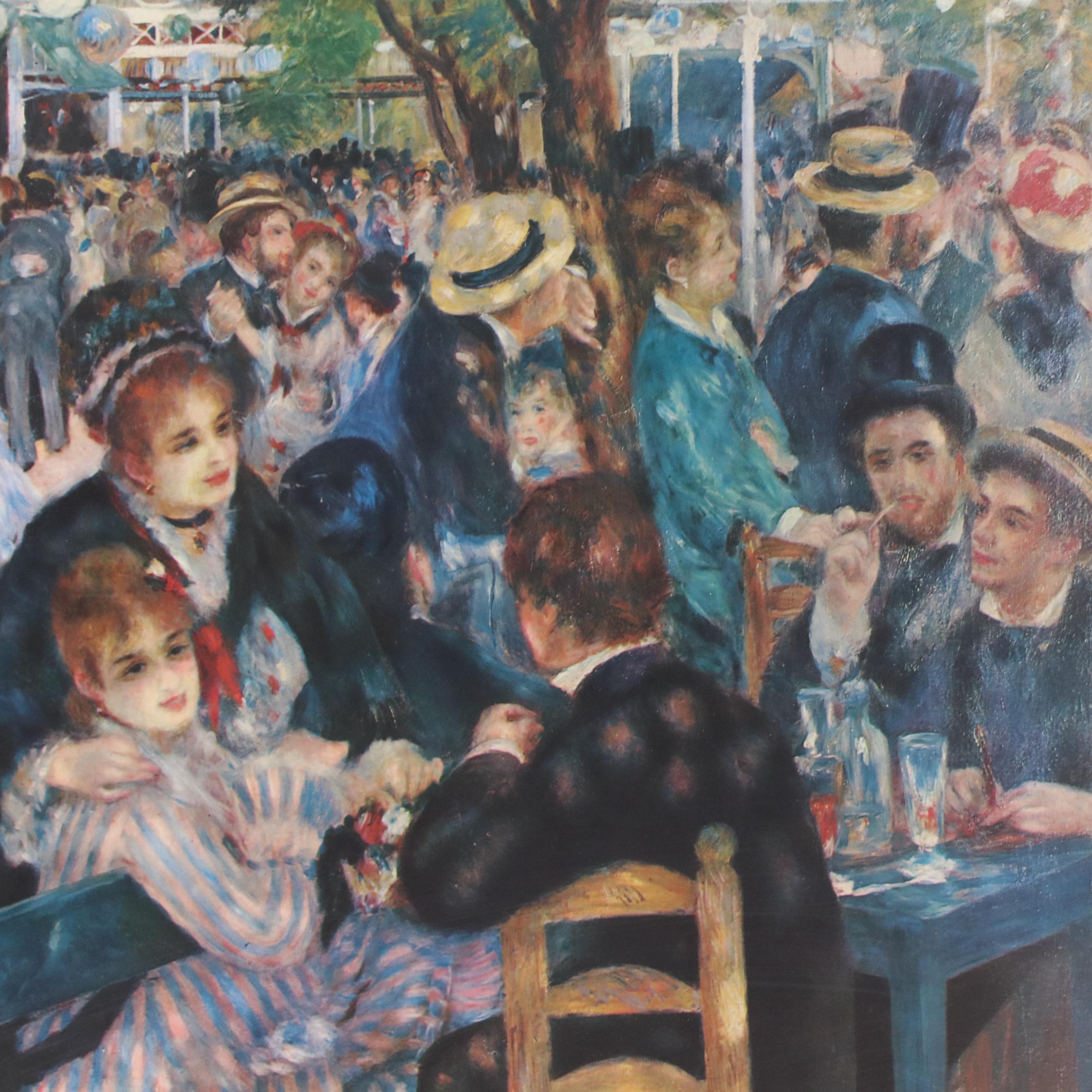 Offset Lithograph Poster After Pierre-Auguste Renoir "Le Moulin de la Galette"