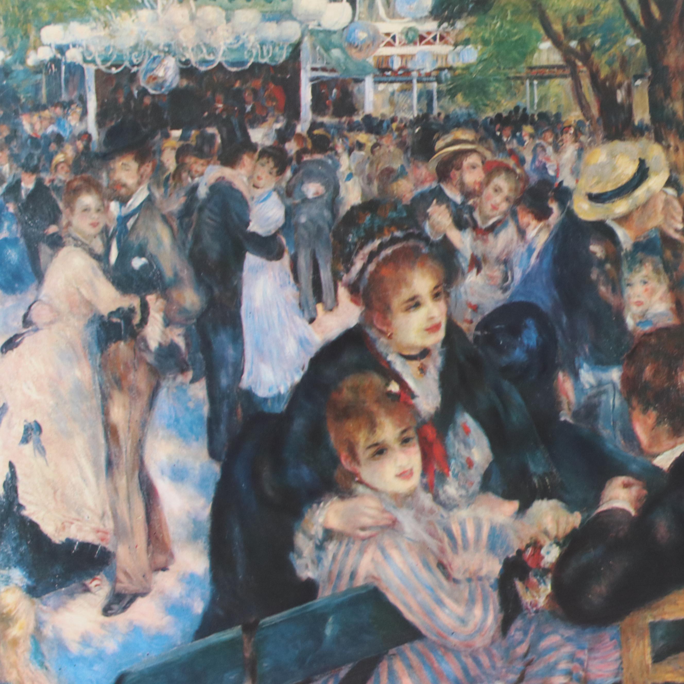 Offset Lithograph Poster After Pierre-Auguste Renoir "Le Moulin de la Galette"