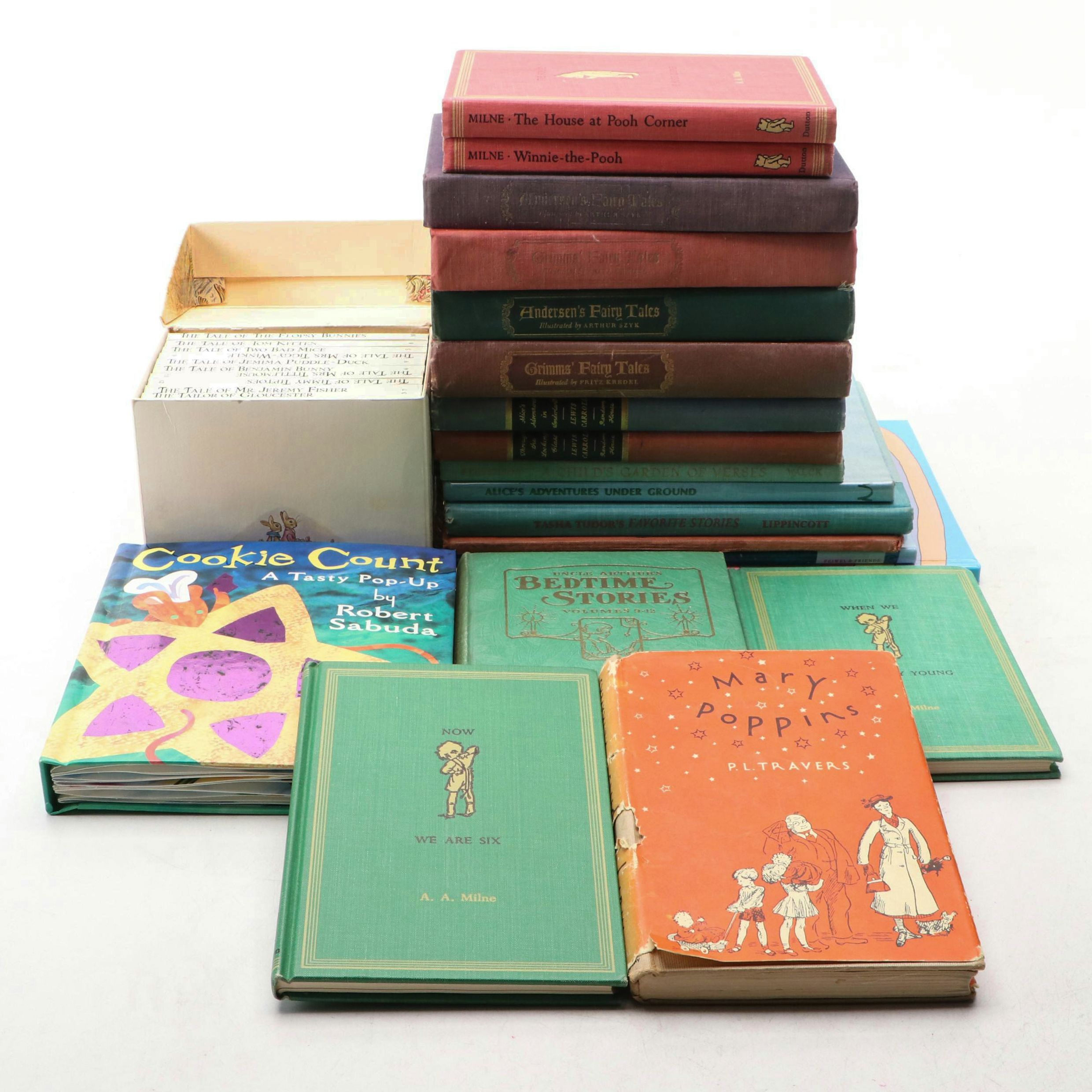 Illustrated "The House at Pooh Corner" by A. A. Milne and More Books