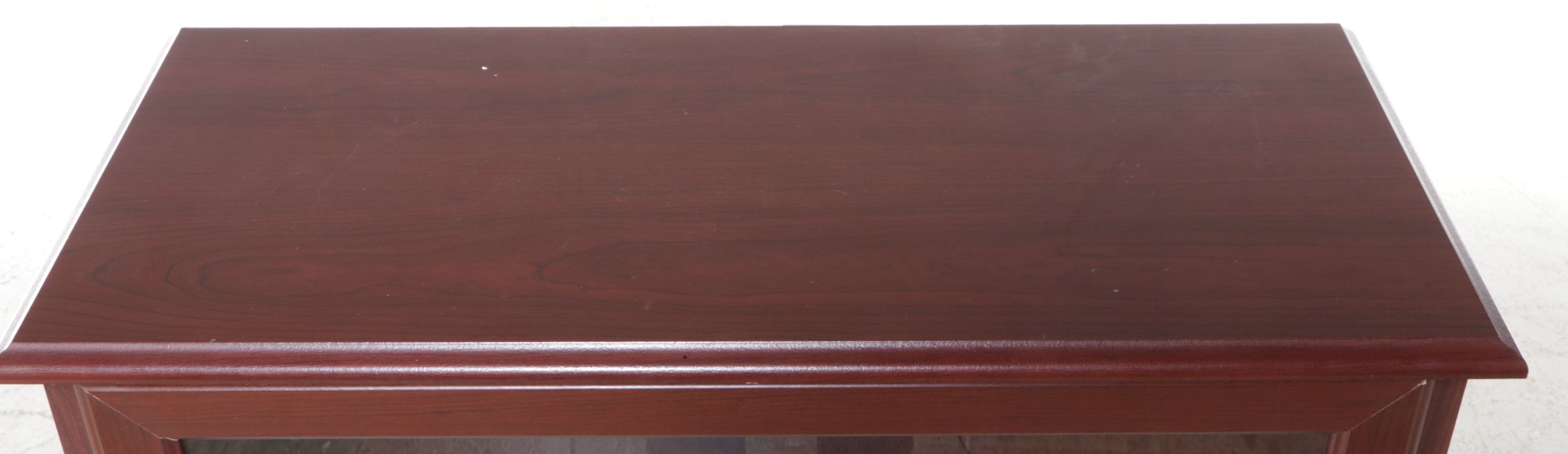 Art Deco Style Mahogany Finish Barrister's Bookcase