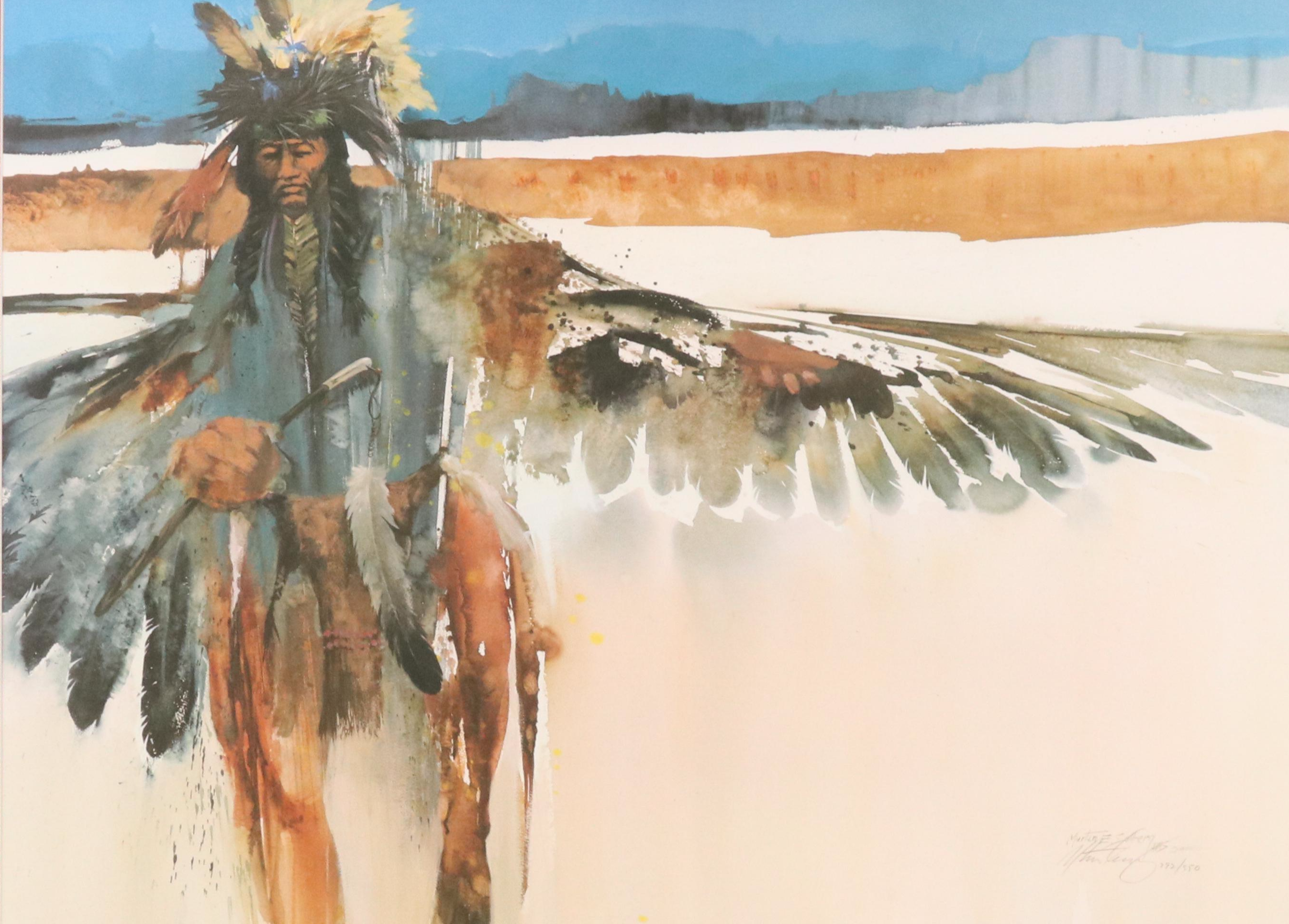 Morten Solberg Offset Lithograph "One With Earth and Sky"