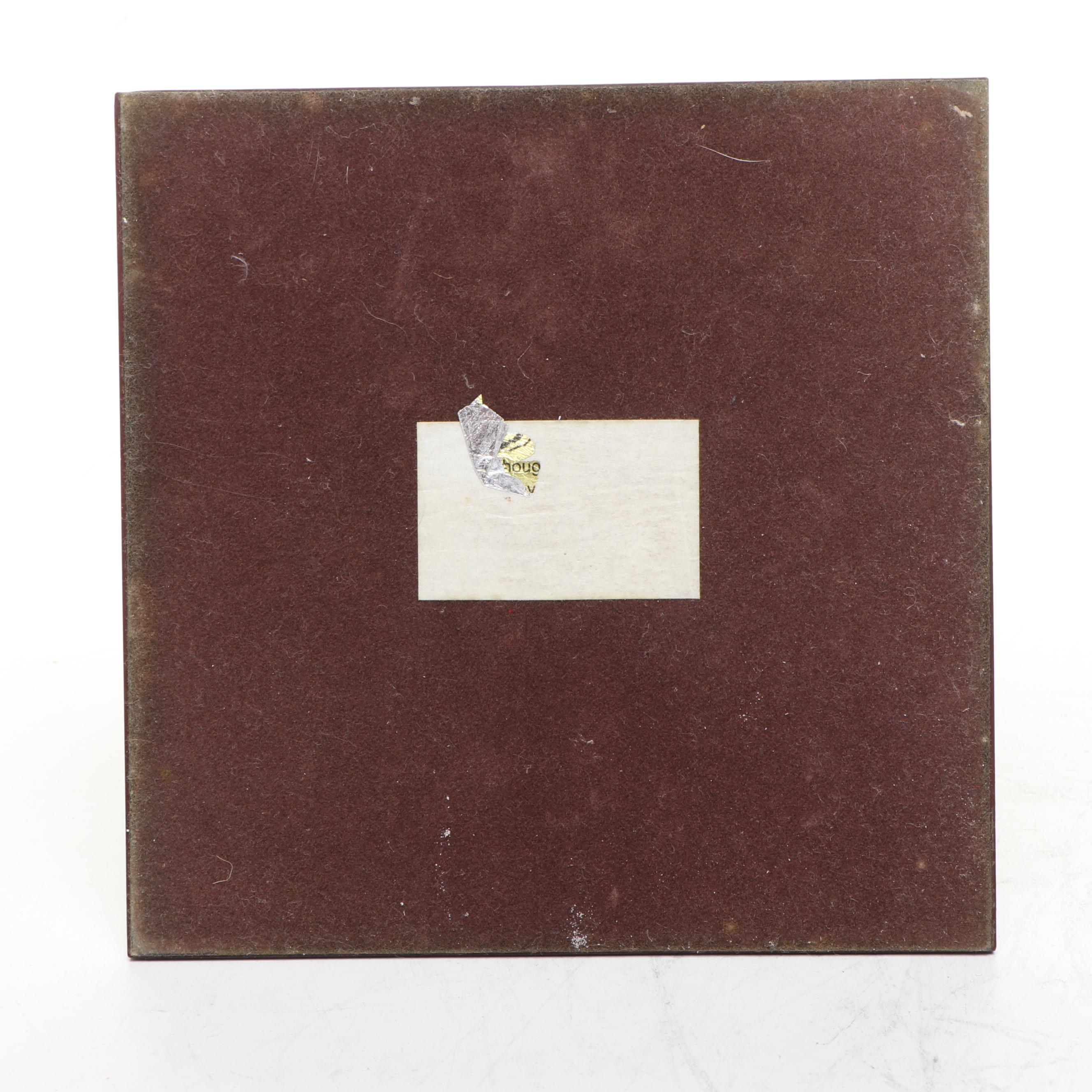 "Thinking Outside the Box" Figurine with Brass Inkwell Desk Set