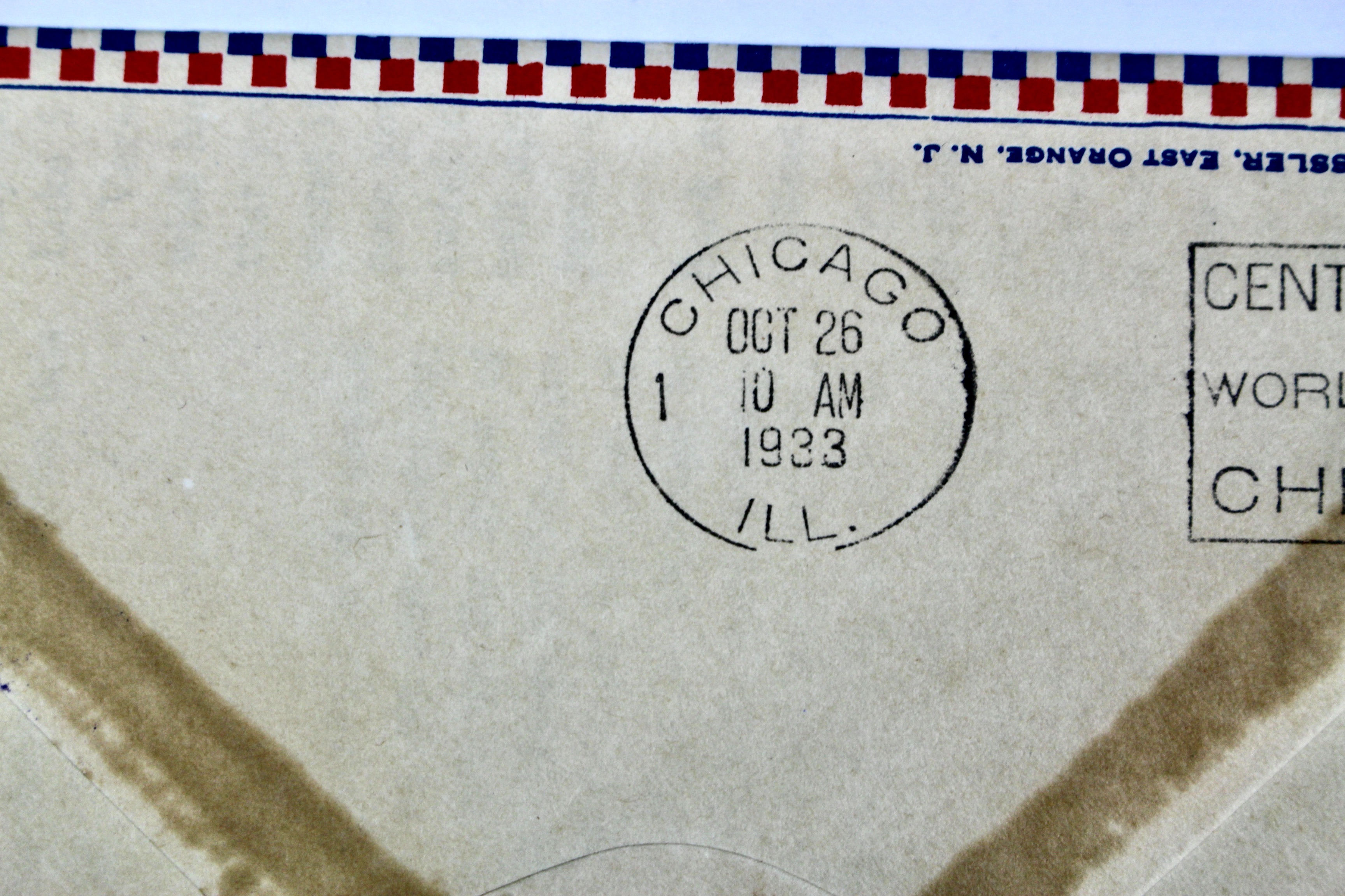 1933 Graf Zeppelin Century of Progress Postal Cover