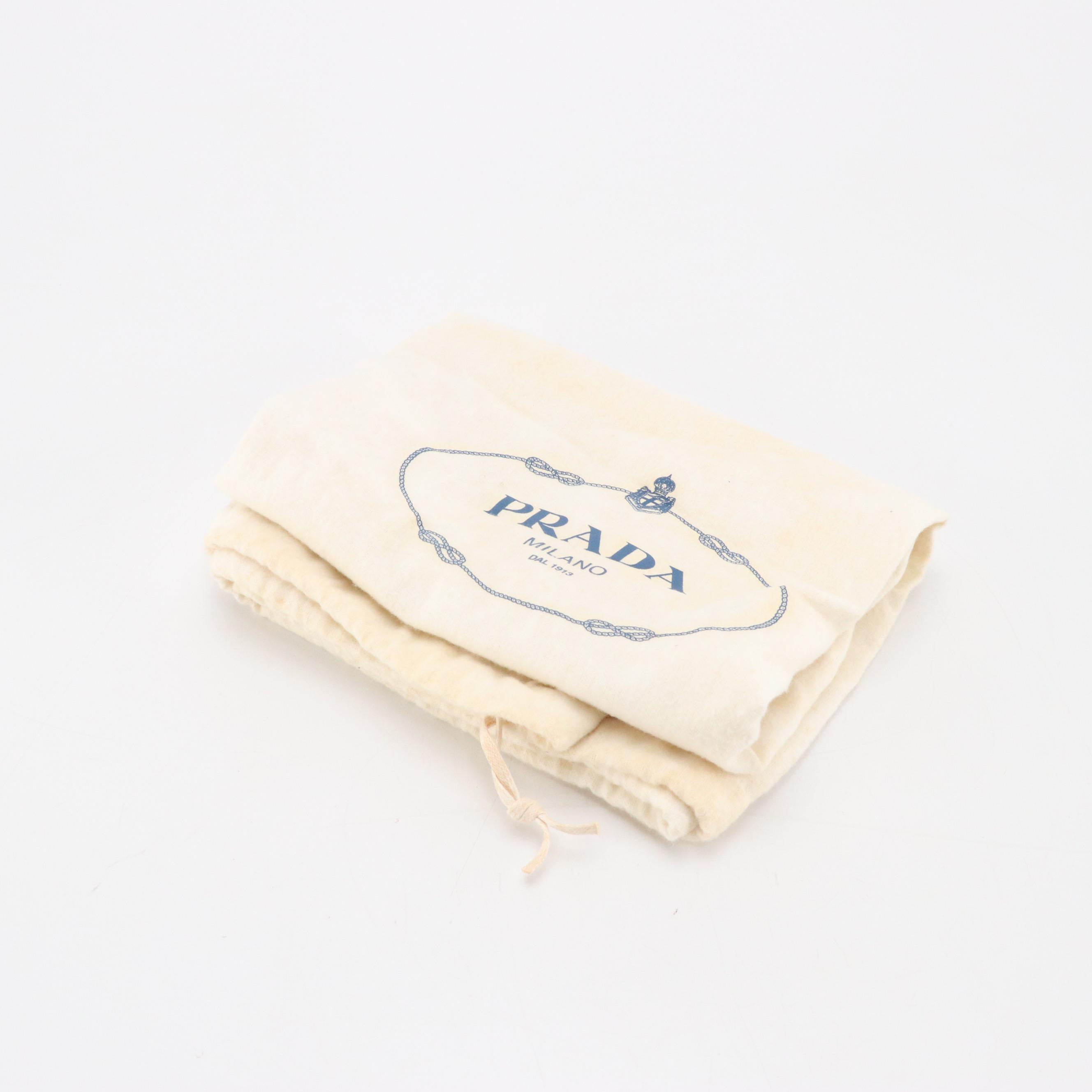 Prada Two-Way Bag in Canvas and Saffiano Leather