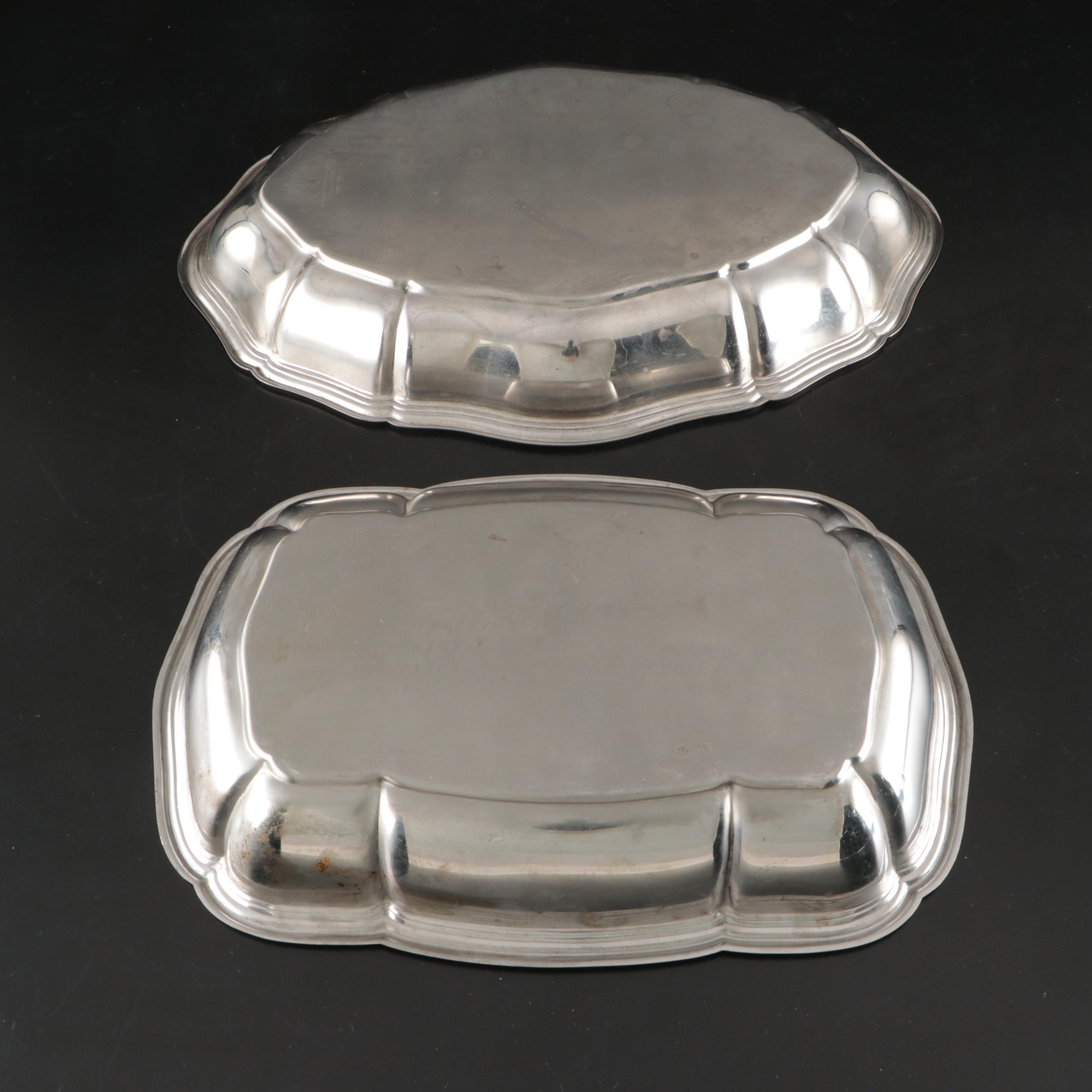 Cook-O-Matic Italian Stainless Steel and Other Metal Serving Trays