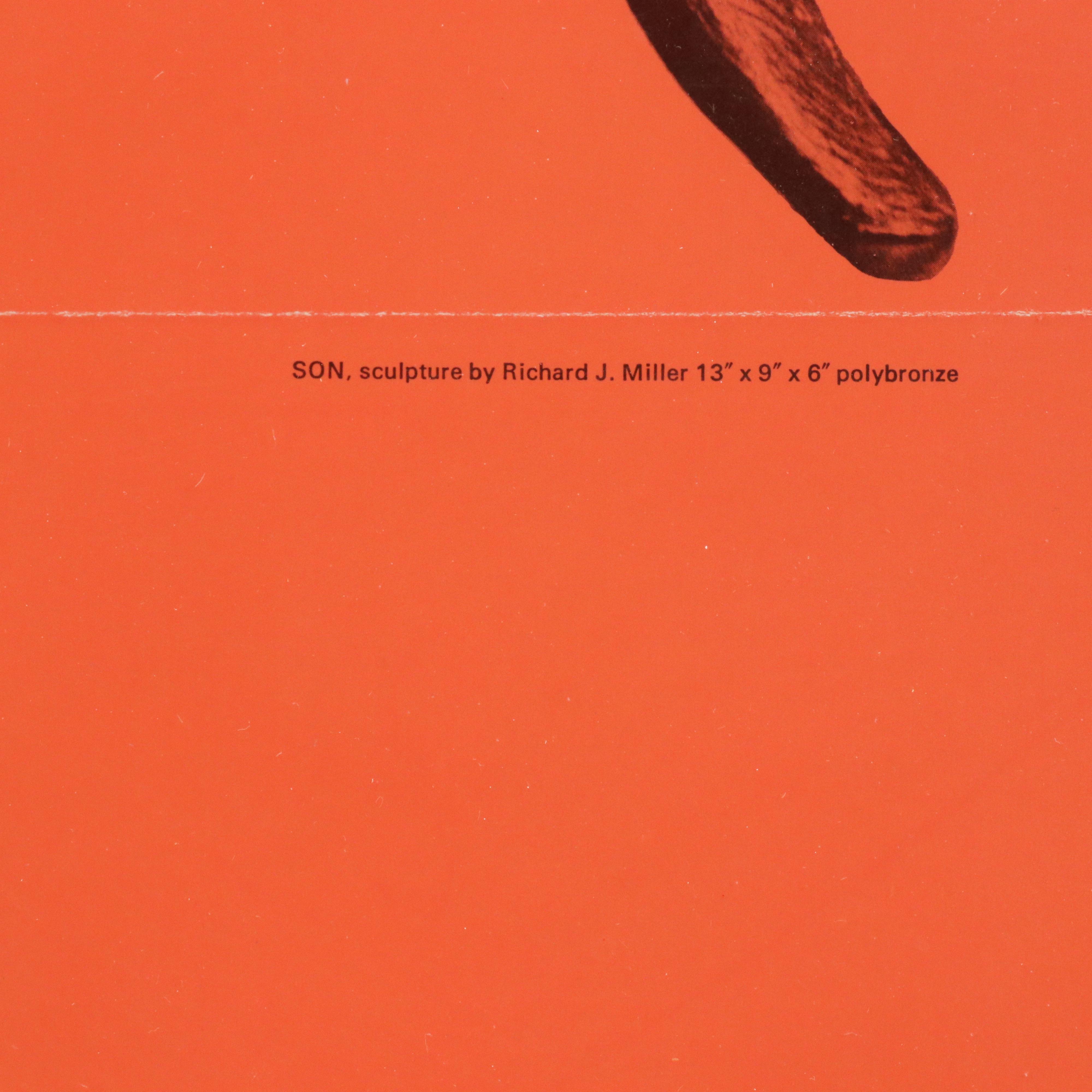 Cincinnati Art Club Lithograph Exhibition Poster "Eastwest"