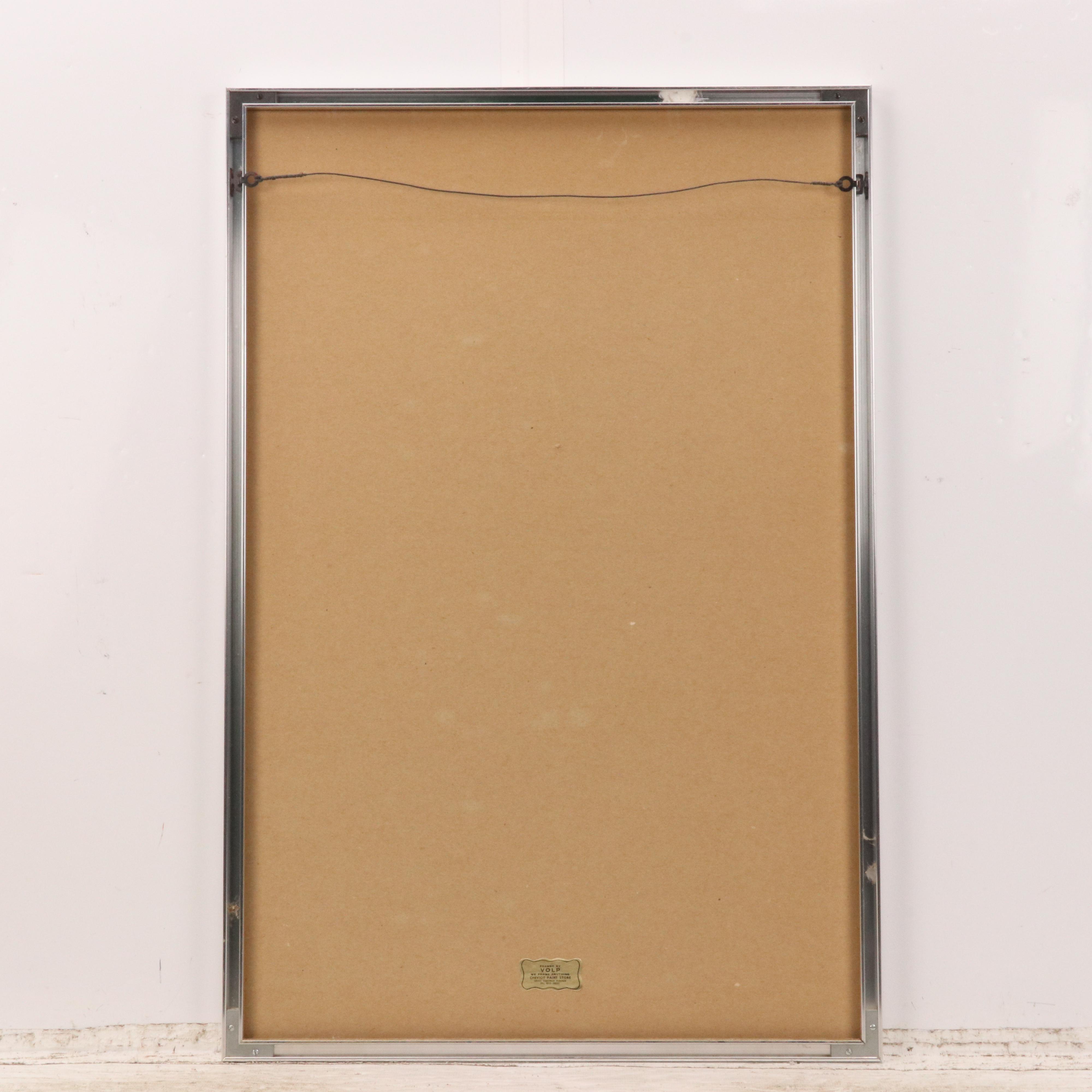 Cincinnati Art Club Lithograph Exhibition Poster "Eastwest"