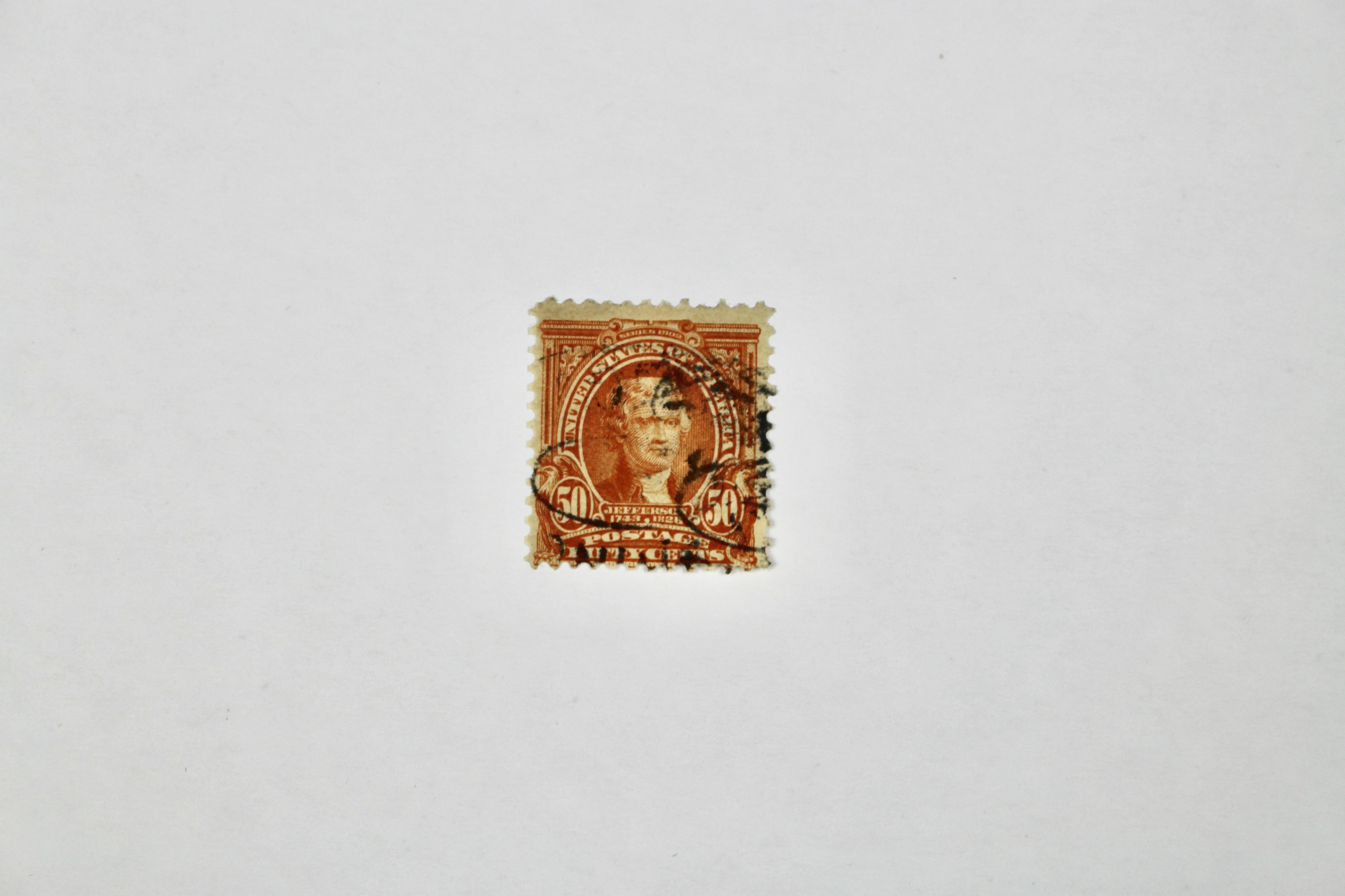 Five High Value U.S. Postage Stamps, 1902