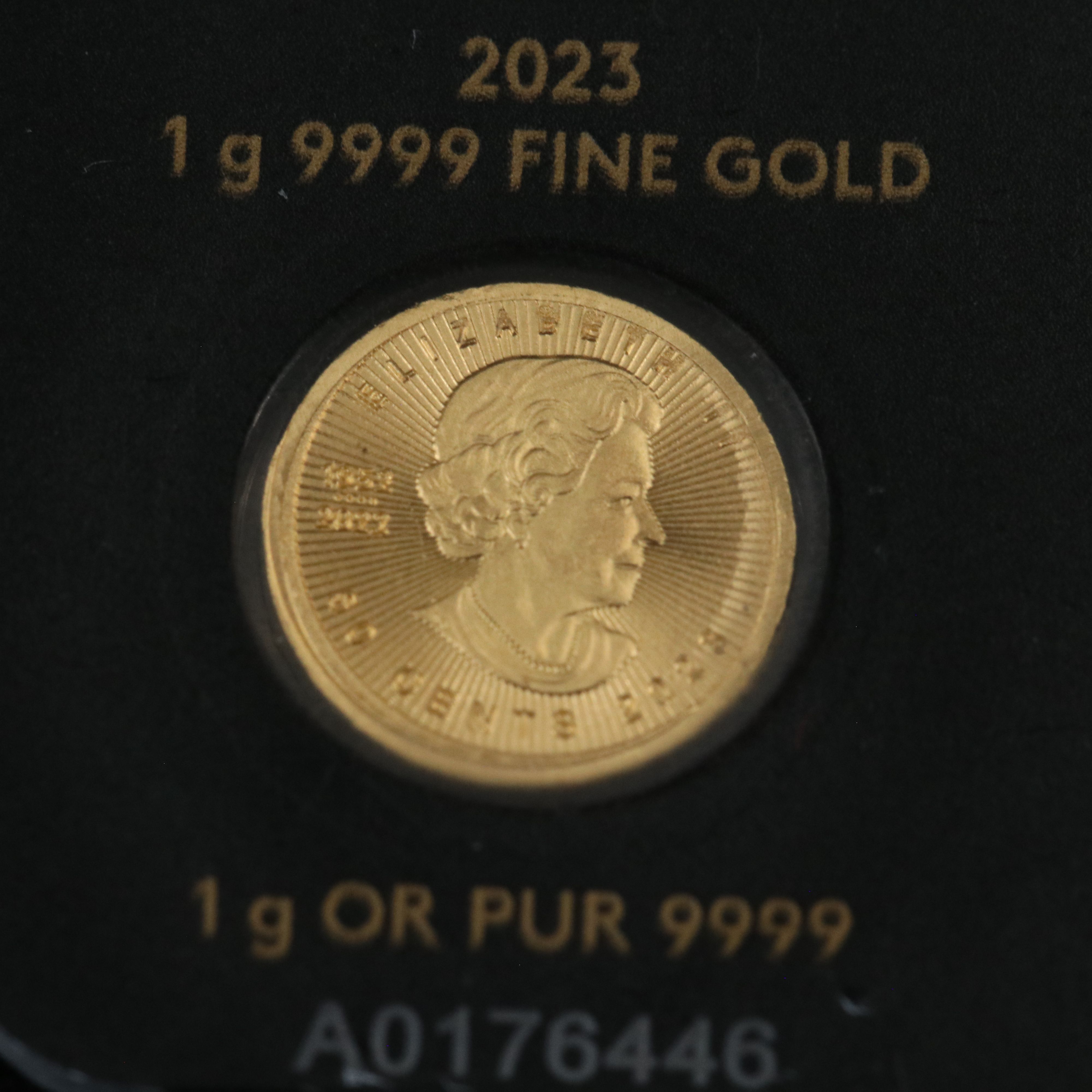 Canada 2023 One Gram Pure Gold Coin