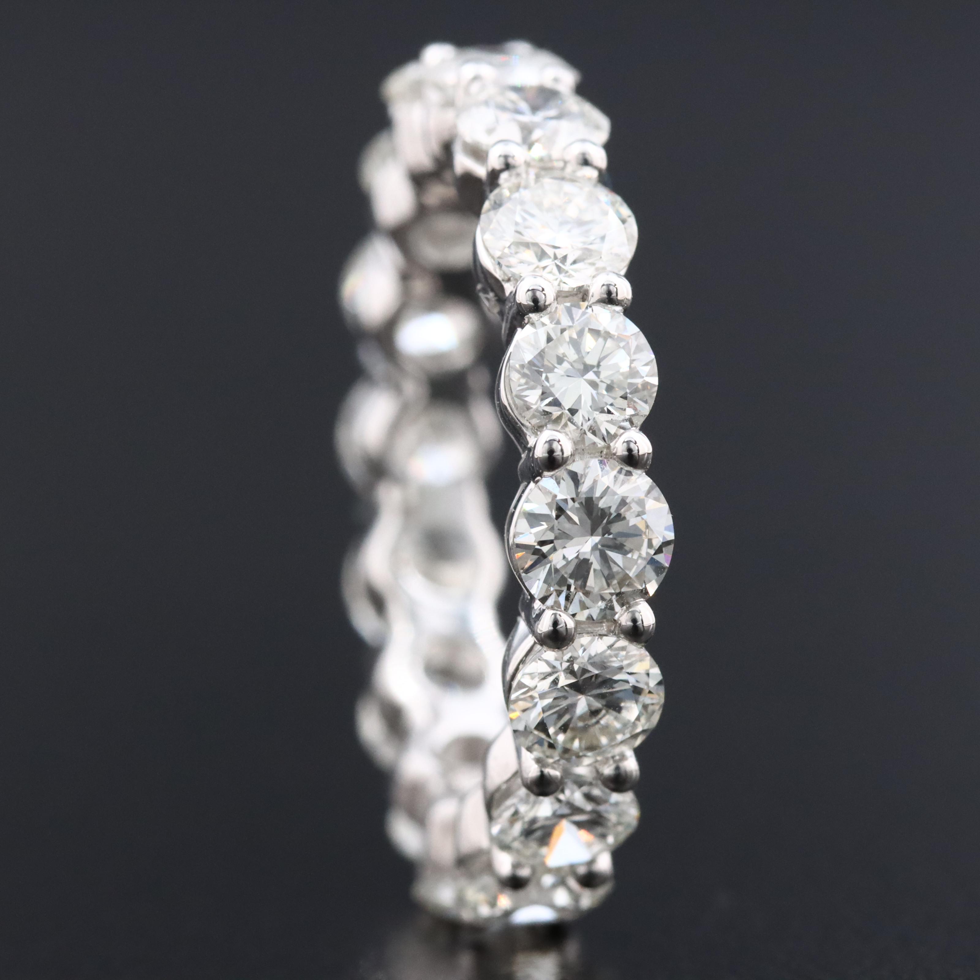 14K 4.00 CTW Lab Grown Diamond Eternity Ring