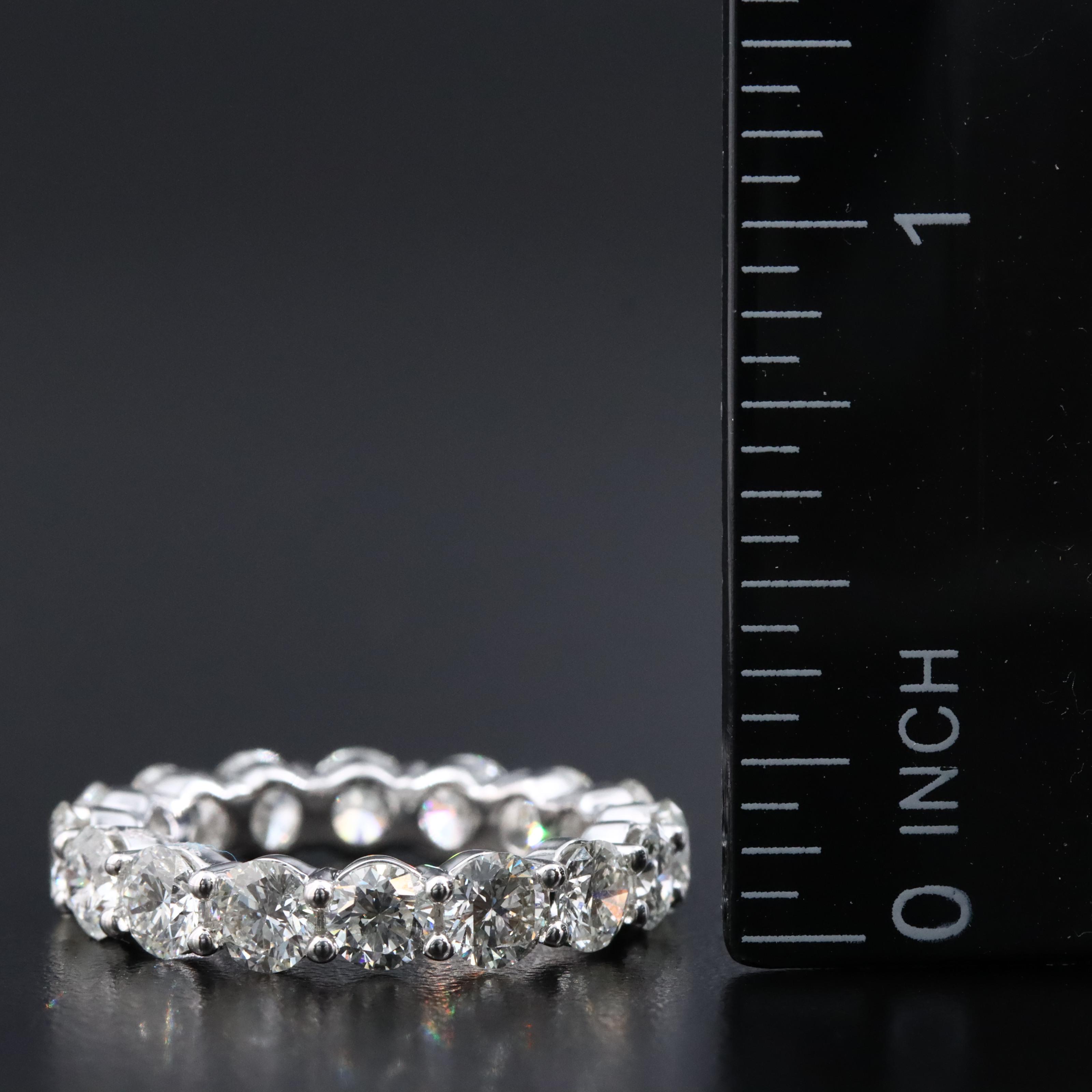 14K 4.00 CTW Lab Grown Diamond Eternity Ring