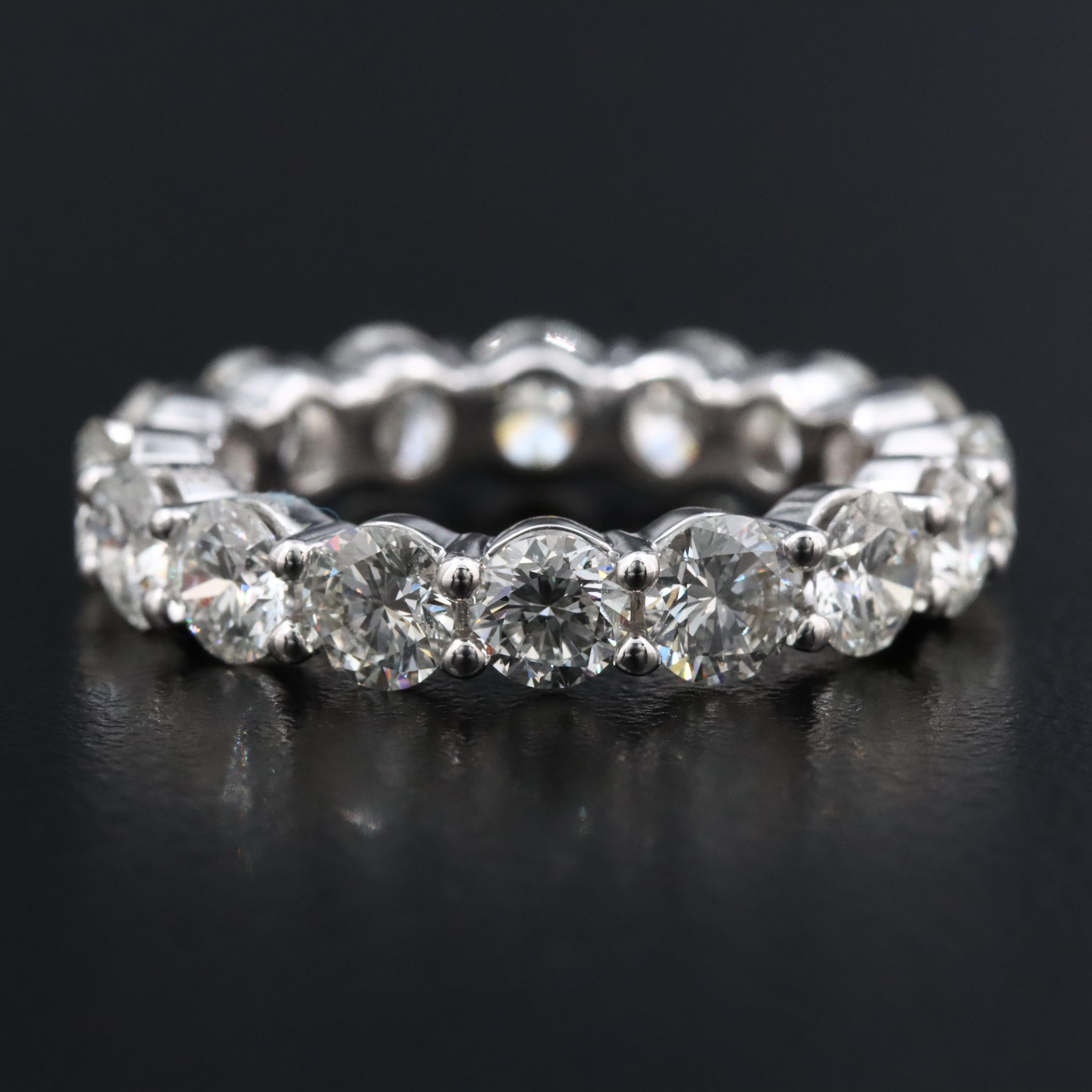 14K 4.00 CTW Lab Grown Diamond Eternity Ring