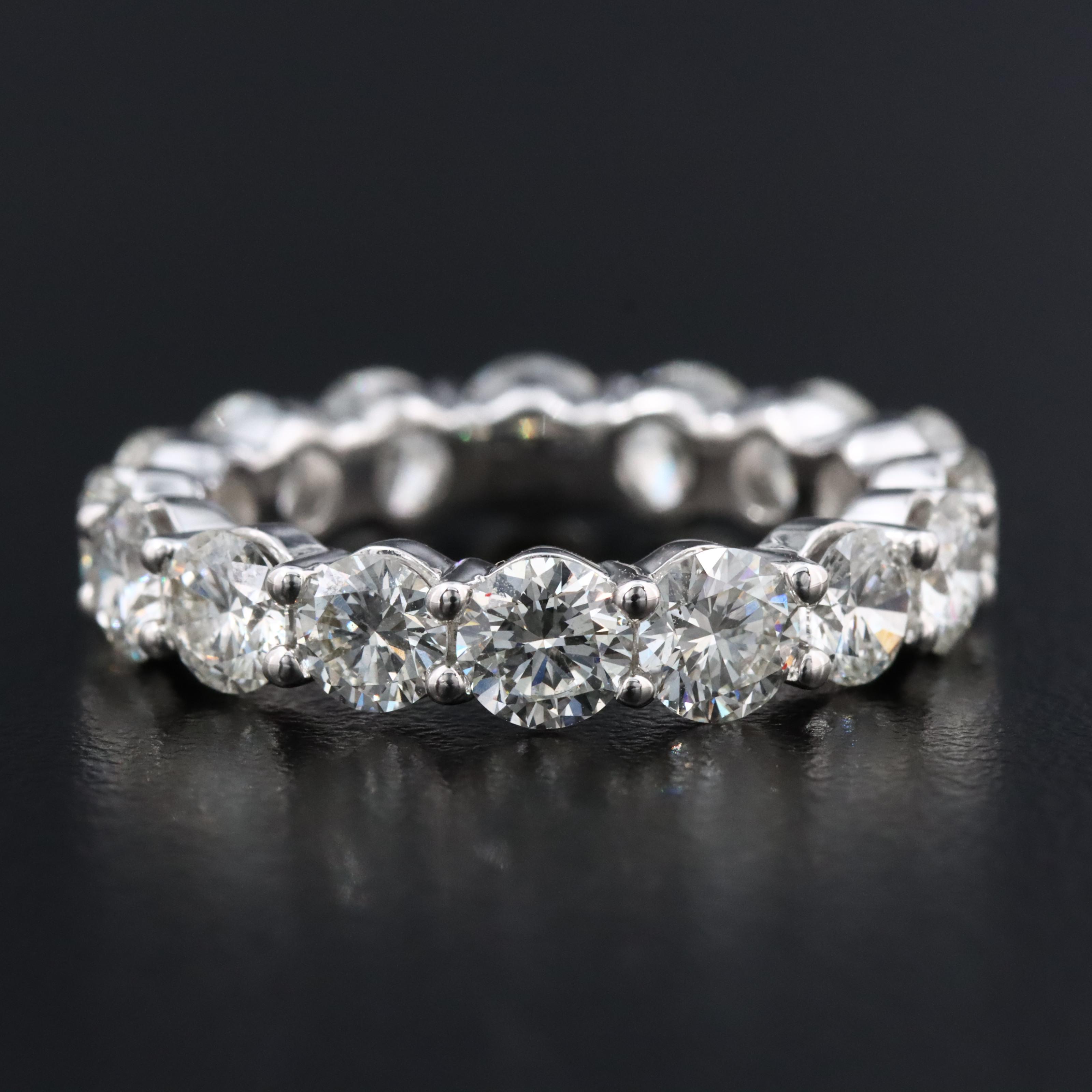 14K 4.00 CTW Lab Grown Diamond Eternity Ring