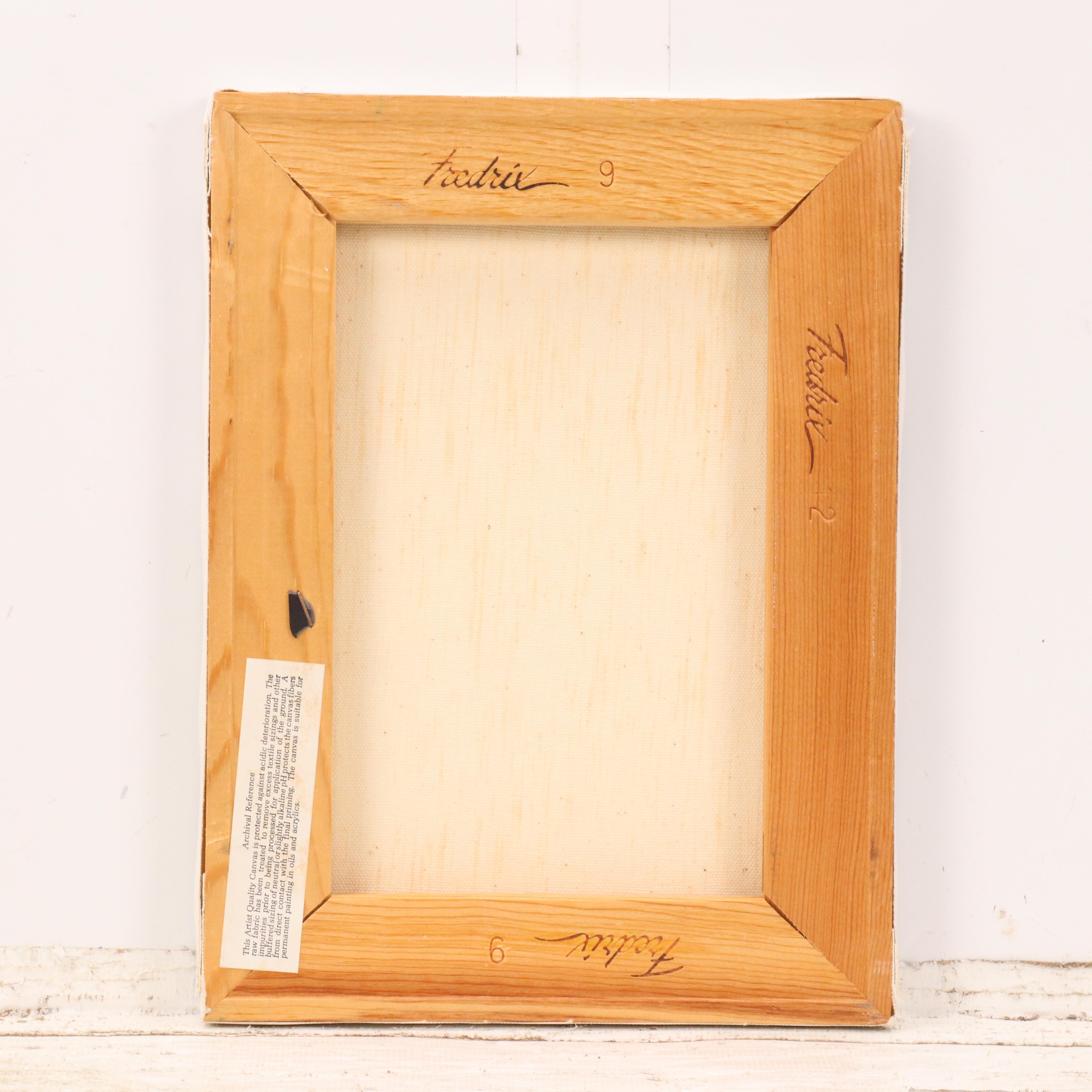 J. Wind River Landscape Acrylic Painting, 1988