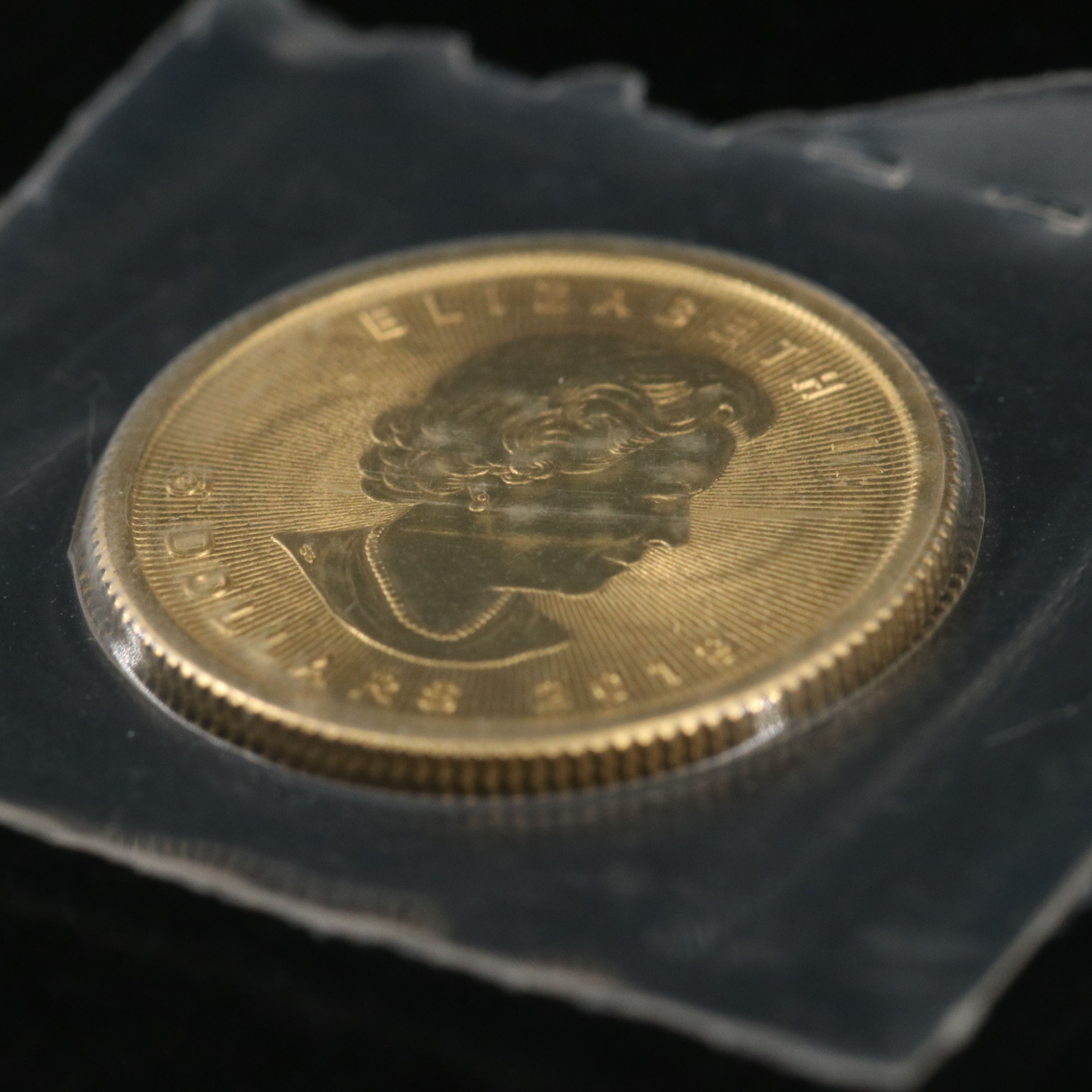 Canada 2019 Five Dollar, One Tenth Ounce Pure Gold Coin