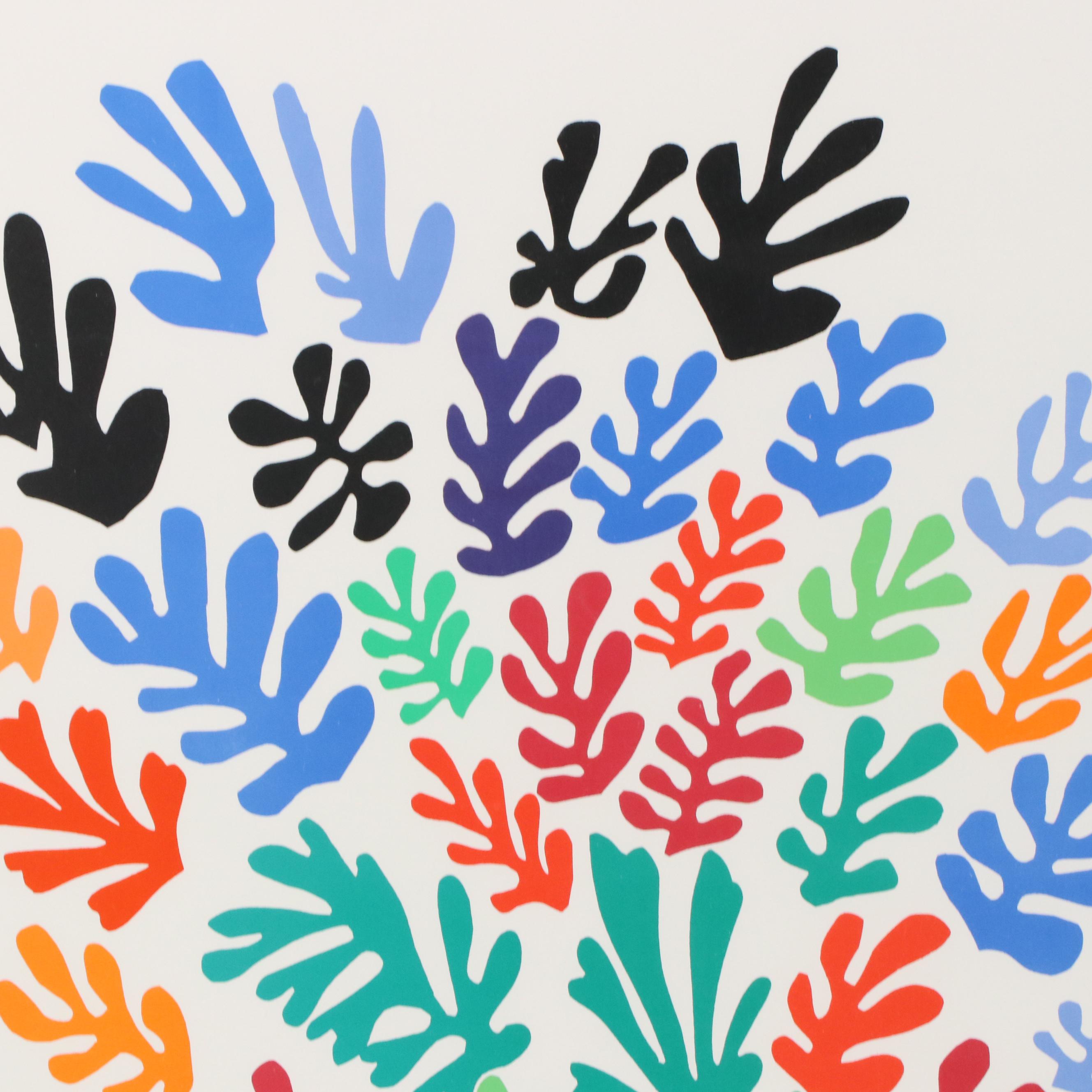 Color Lithograph After Henri Matisse "La Gerbe"