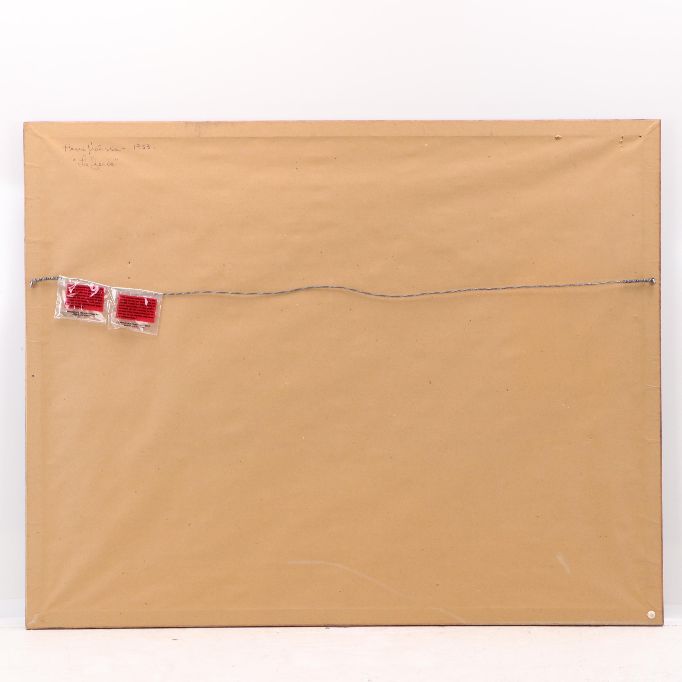 Color Lithograph After Henri Matisse "La Gerbe"