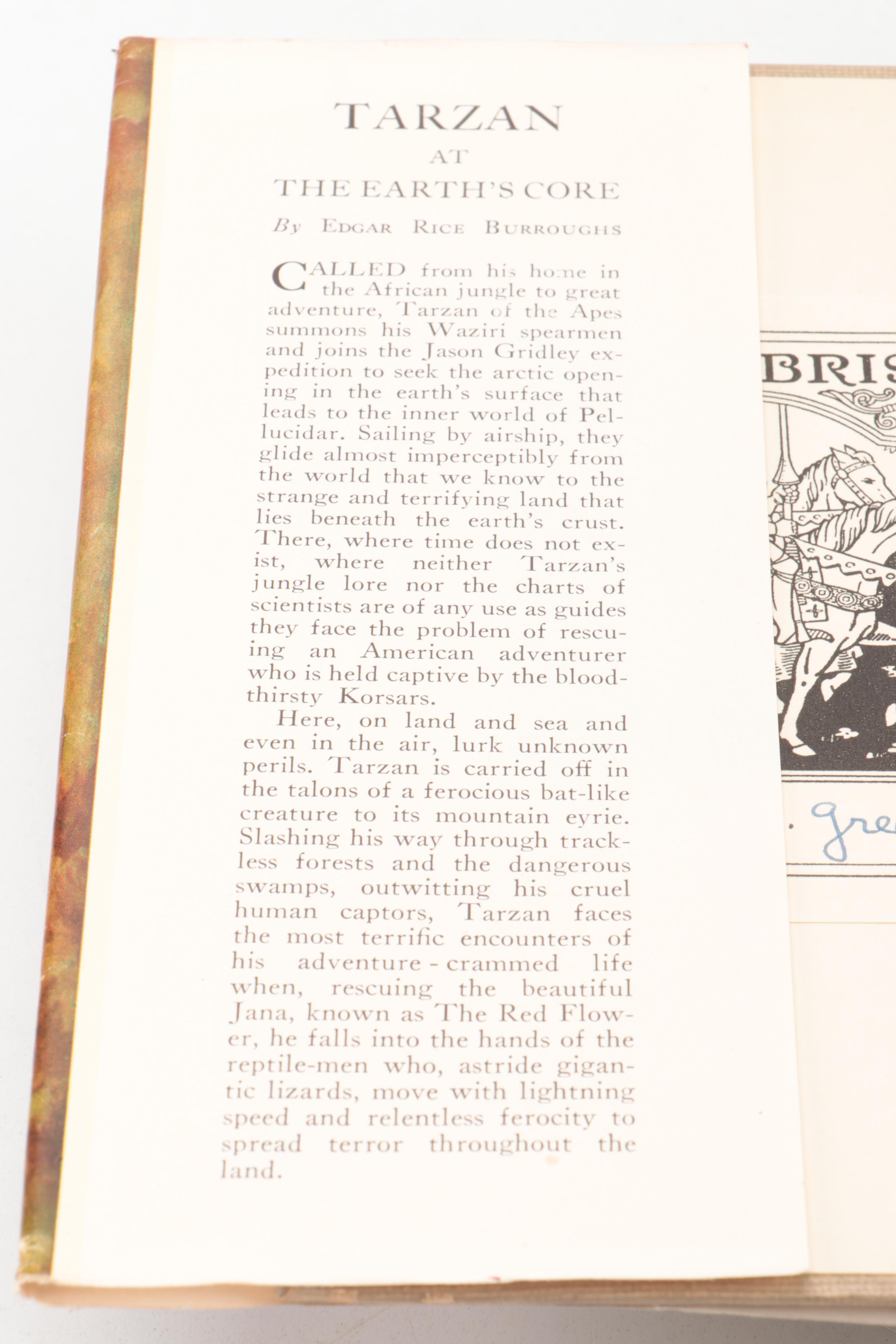 "Tarzan at the Earth's Core" by Edgar Rice Burroughs, 1948