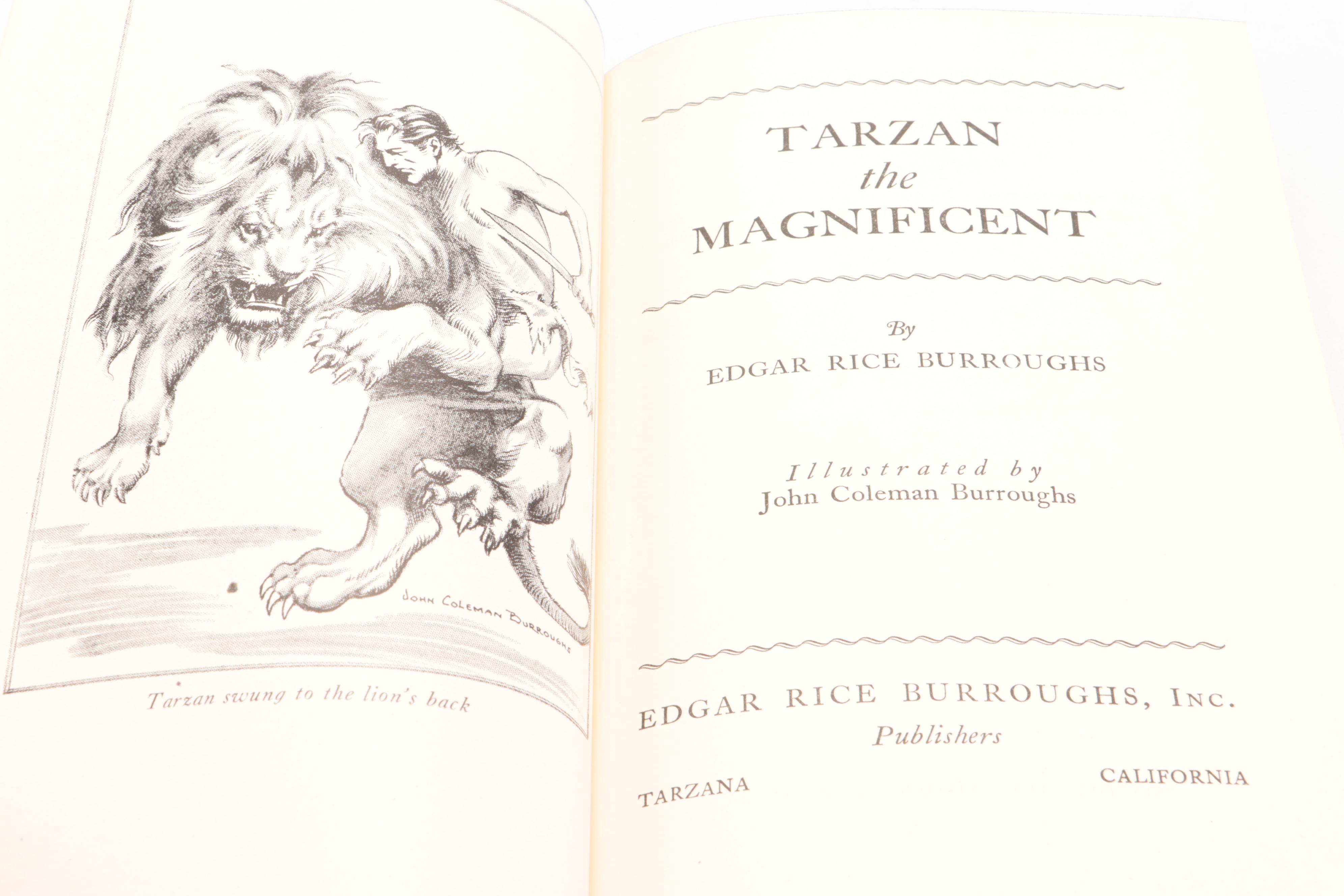 "Tarzan the Magnificent" by Edgar Rice Burroughs, 1948