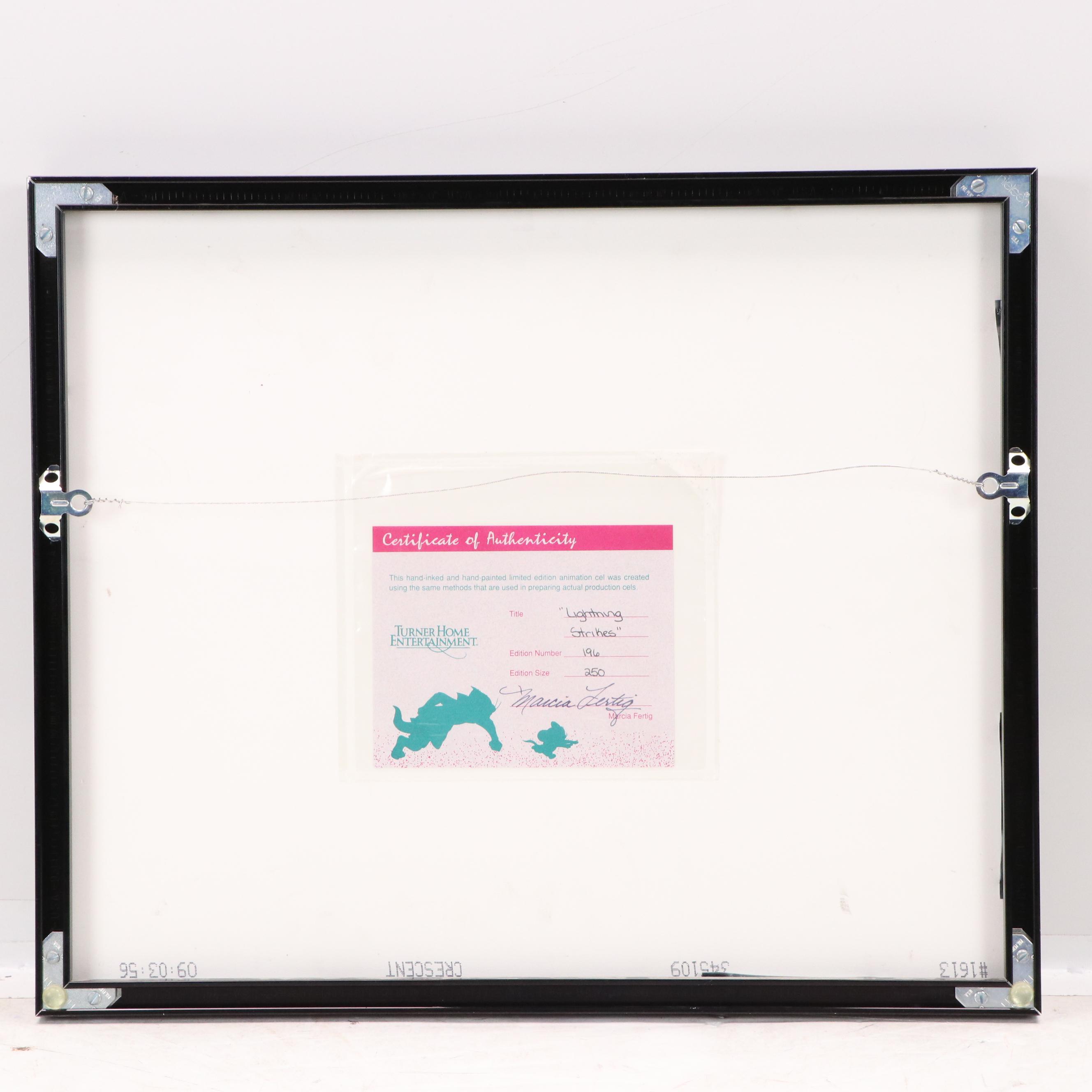 Marcia Fertig "Tom and Jerry" Animation Cel, 1991