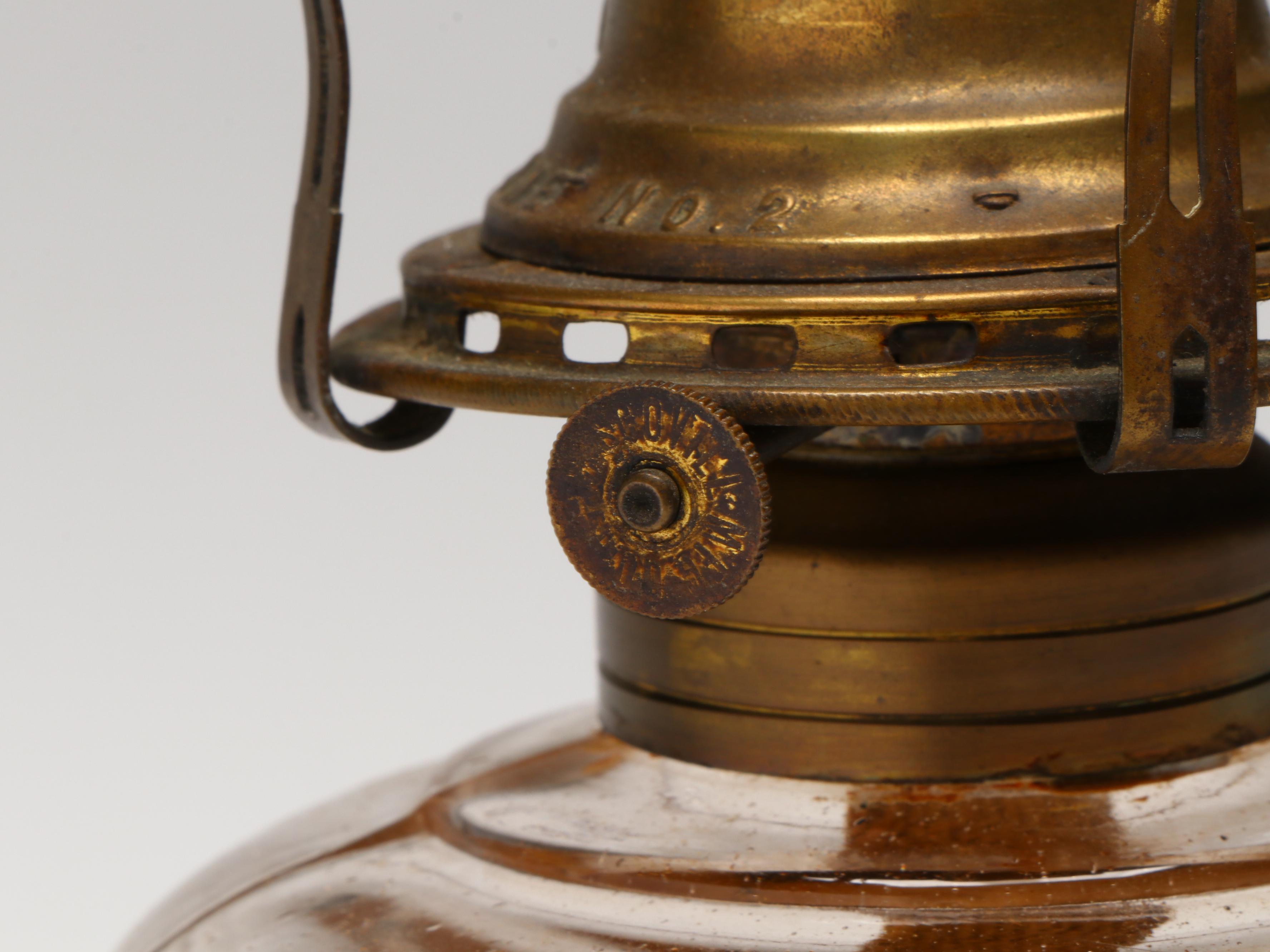 Queen Anne No. 2 with Other Glass Oil Lamps, Late 19th/Early 20th Century