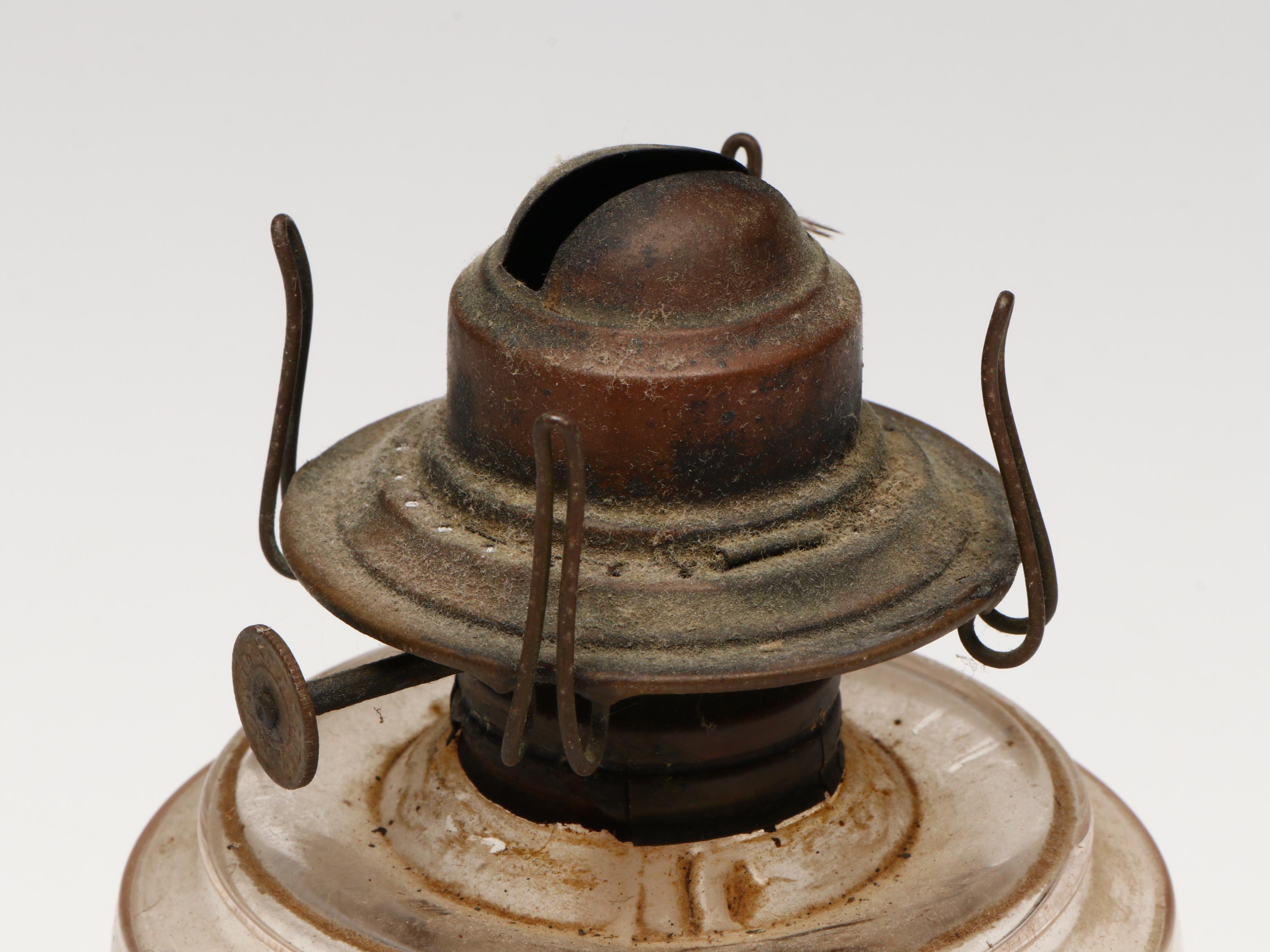 Queen Anne No. 2 with Other Glass Oil Lamps, Late 19th/Early 20th Century