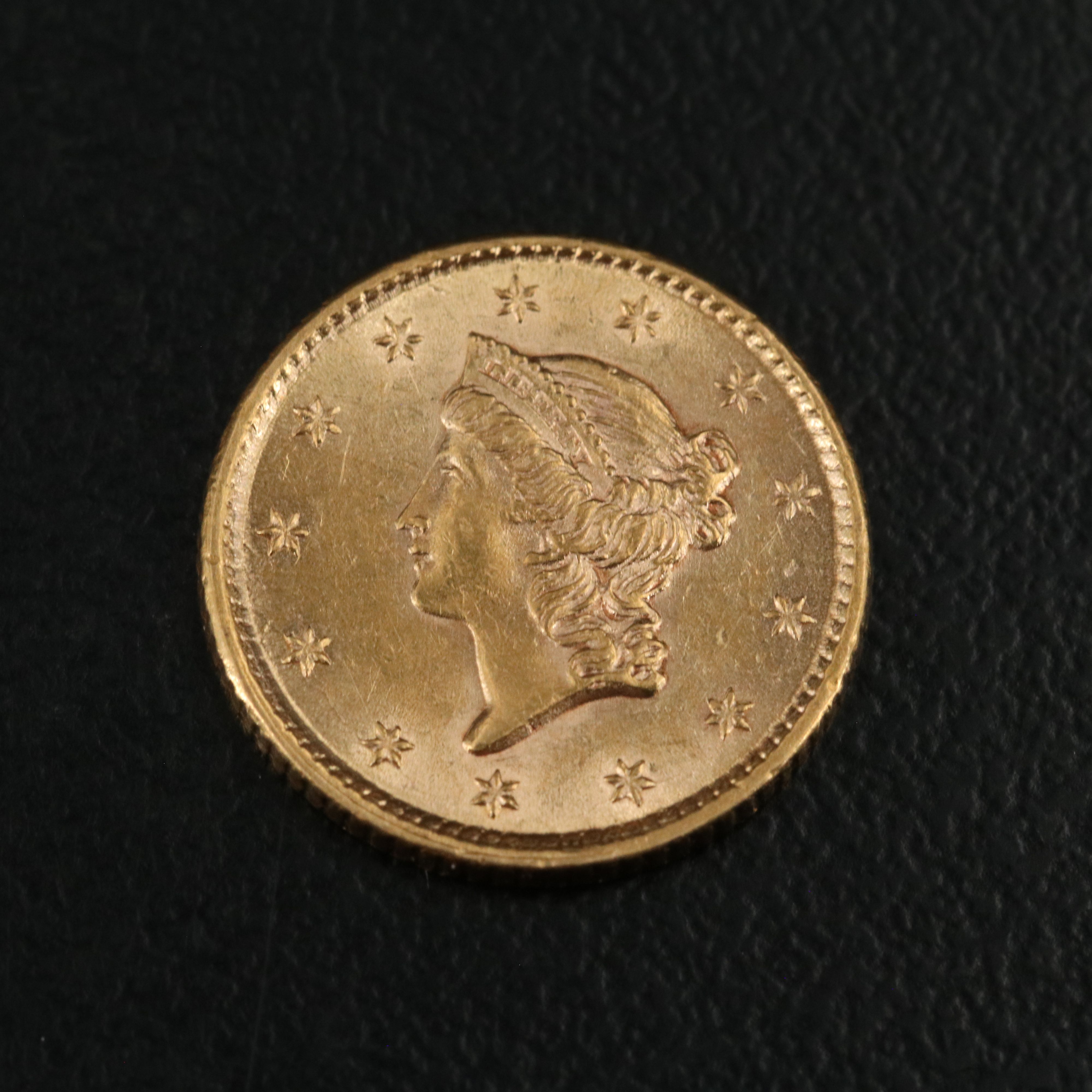 1854 Type 1, One Dollar Gold Coin