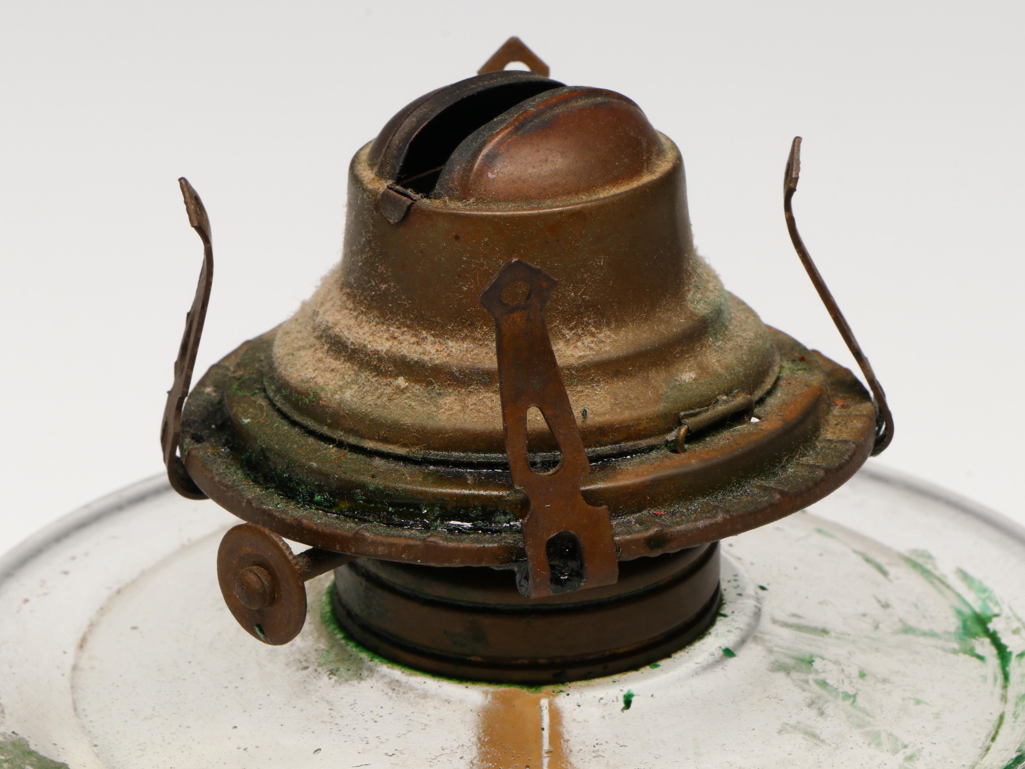 Queen Anne No. 2 with Other Glass Oil Lamps, Late 19th/Early 20th Century