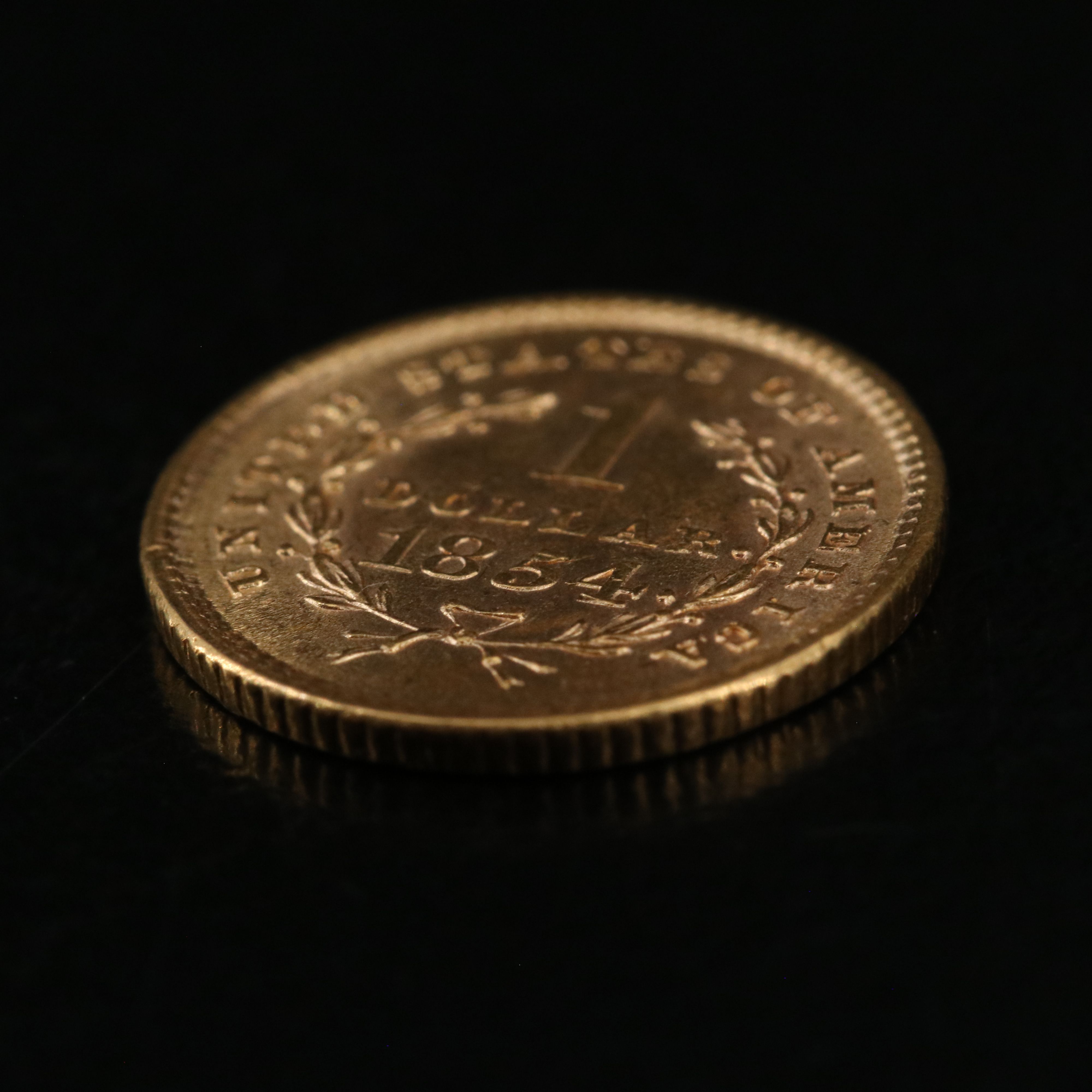 1854 Type 1, One Dollar Gold Coin