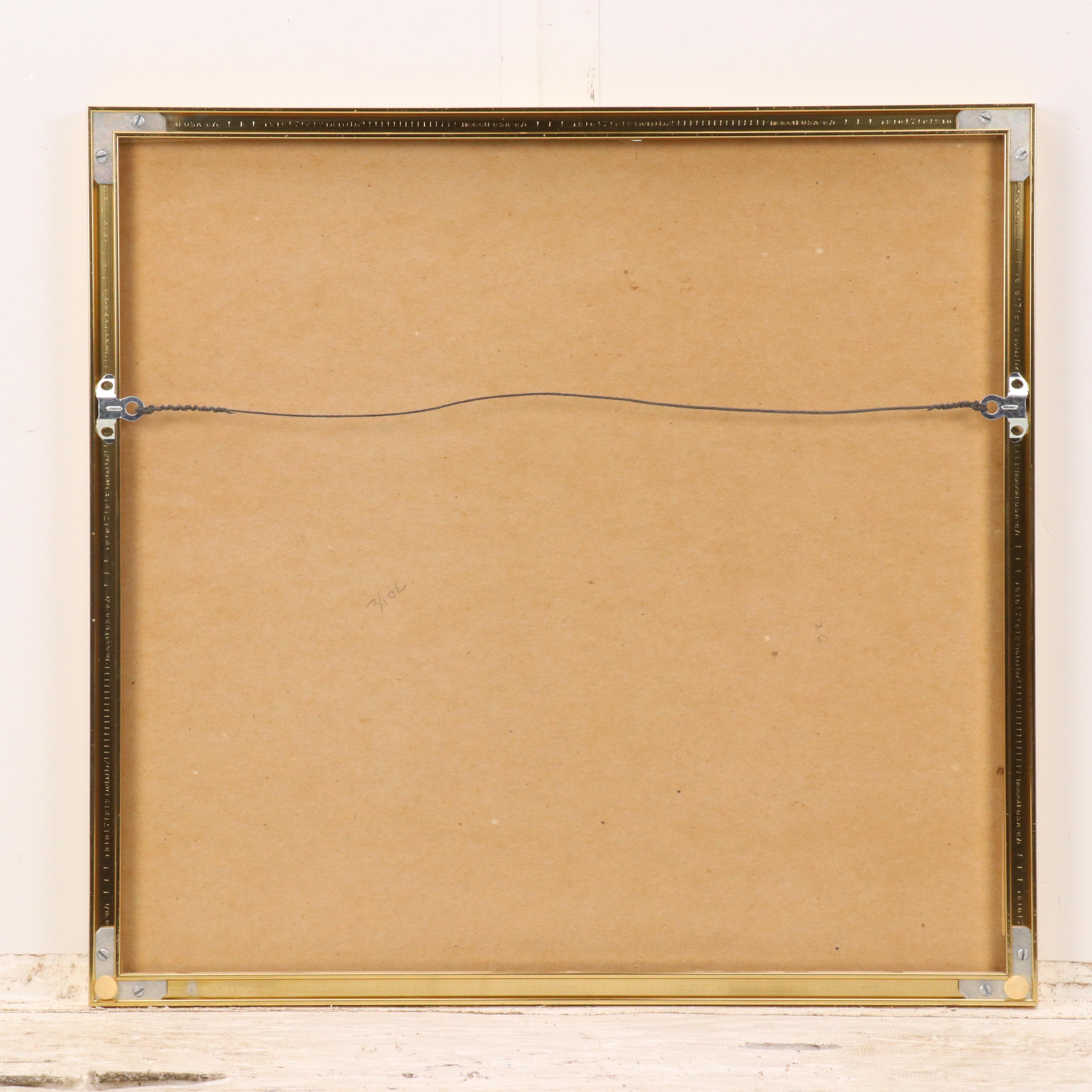 Watercolor Painting of Seated Nude Figure, 1973