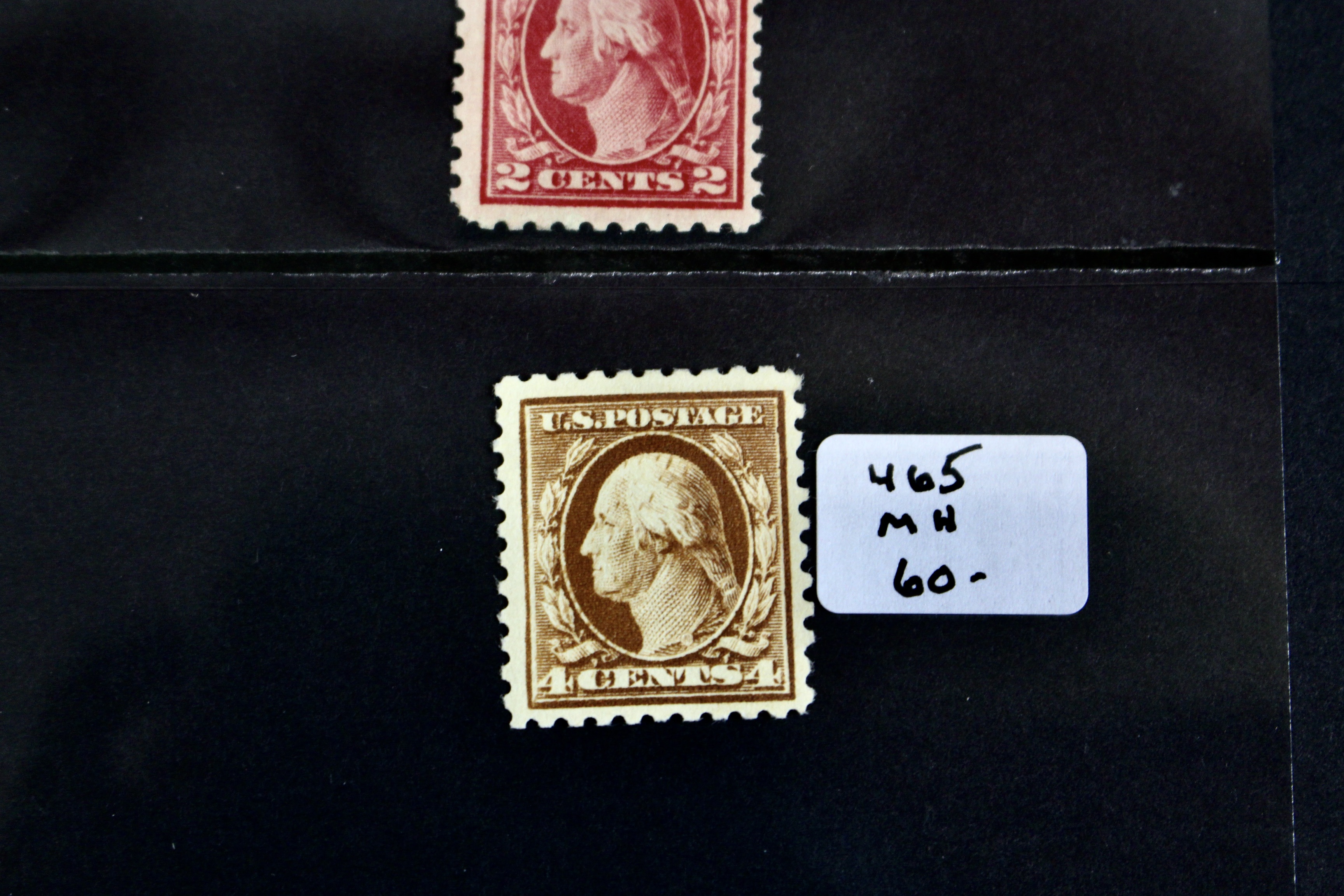 Nine Mint Condition Regular Issue U.S. Stamps, 1916
