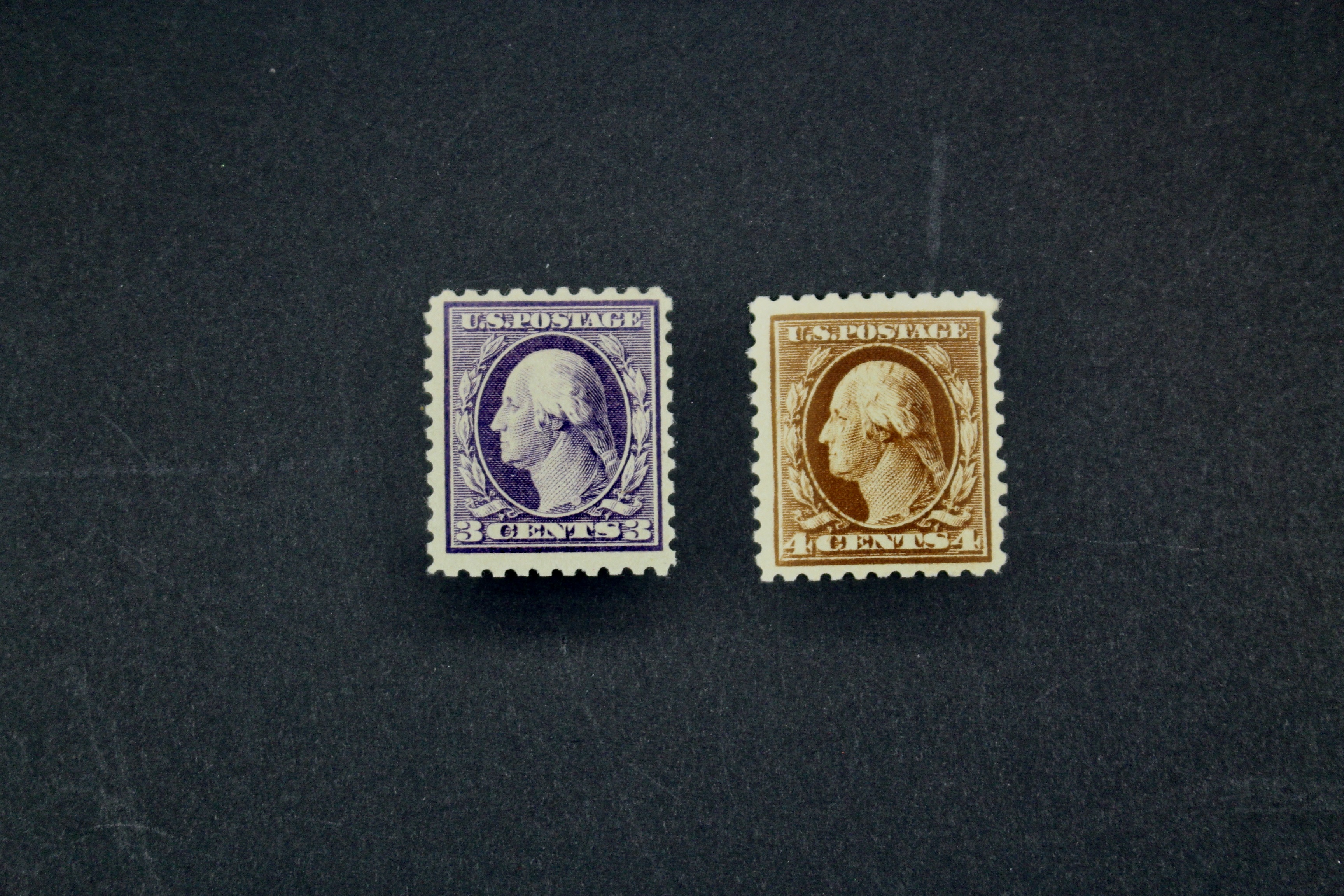 Nine Mint Condition Regular Issue U.S. Stamps, 1916