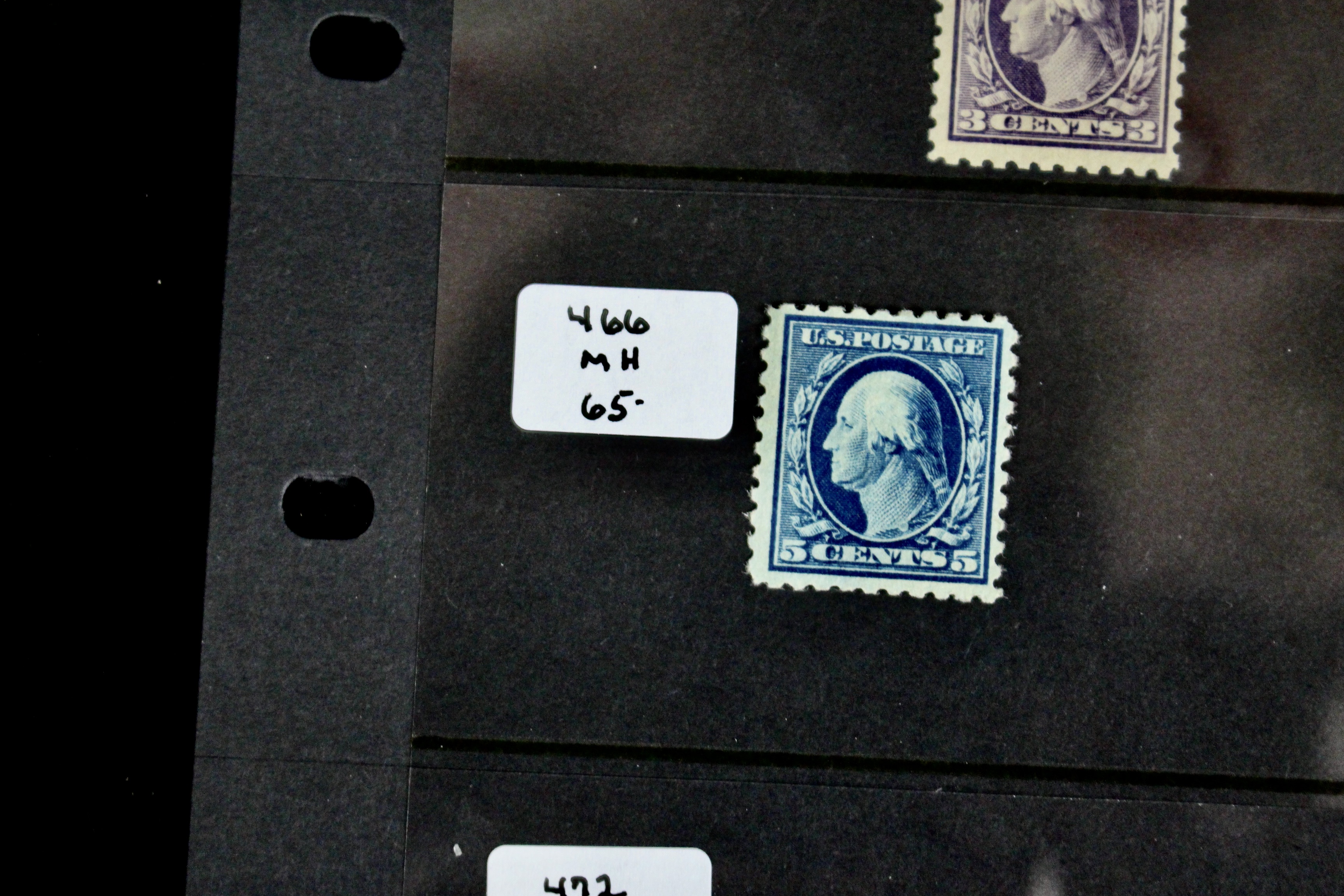 Nine Mint Condition Regular Issue U.S. Stamps, 1916