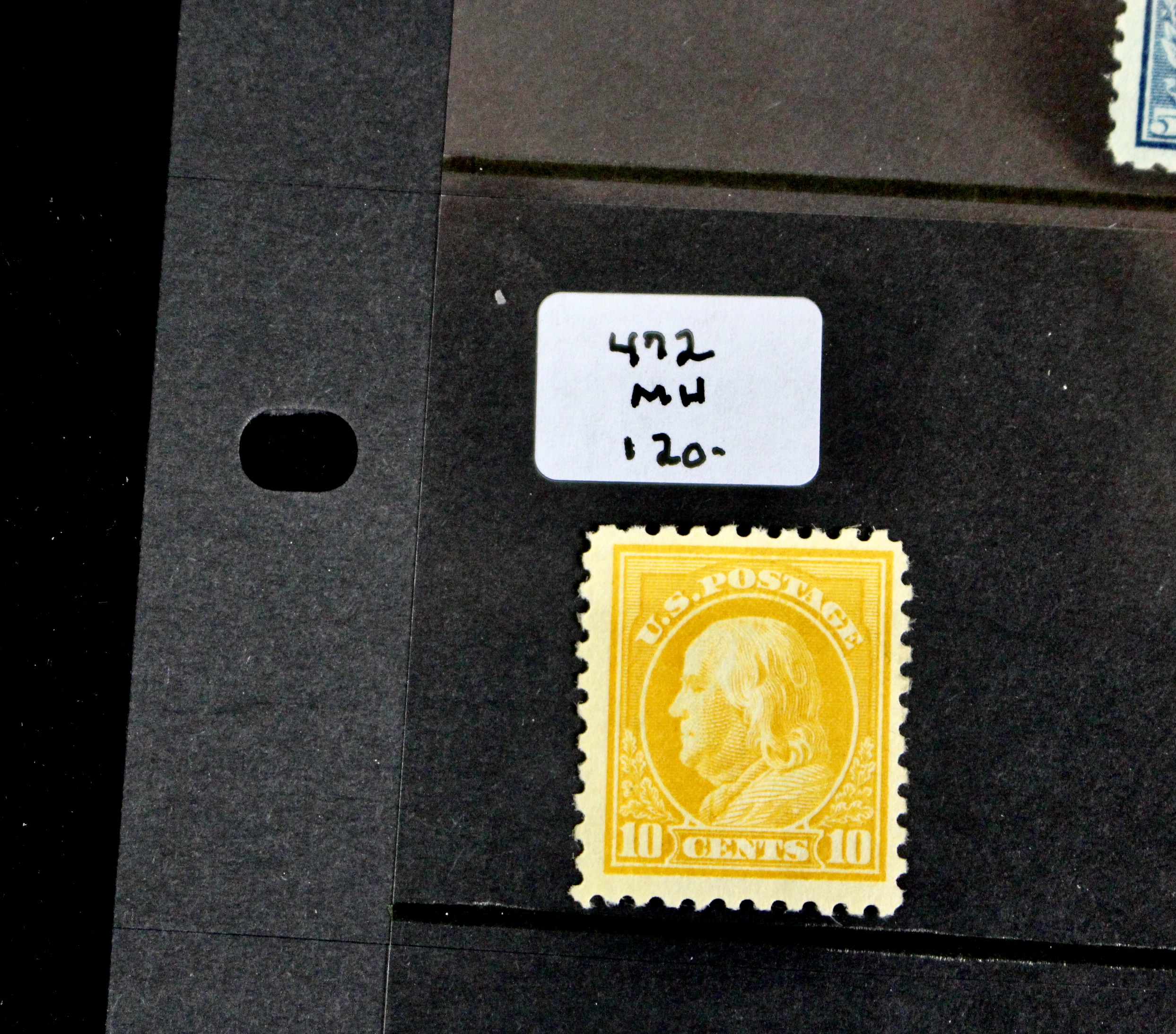 Nine Mint Condition Regular Issue U.S. Stamps, 1916