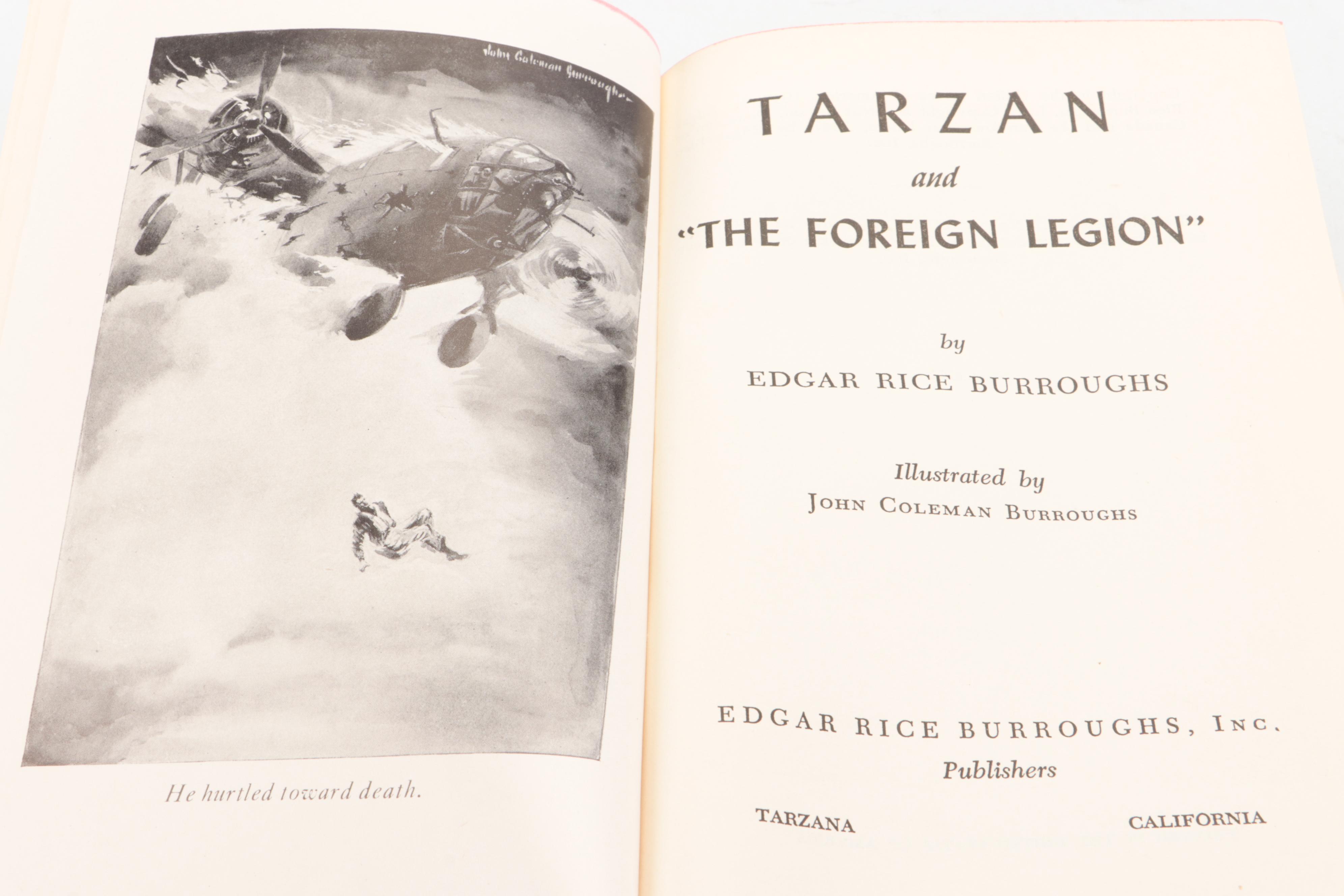 First Edition "Tarzan and The Foreign Legion" by Edgar Rice Burroughs, 1947