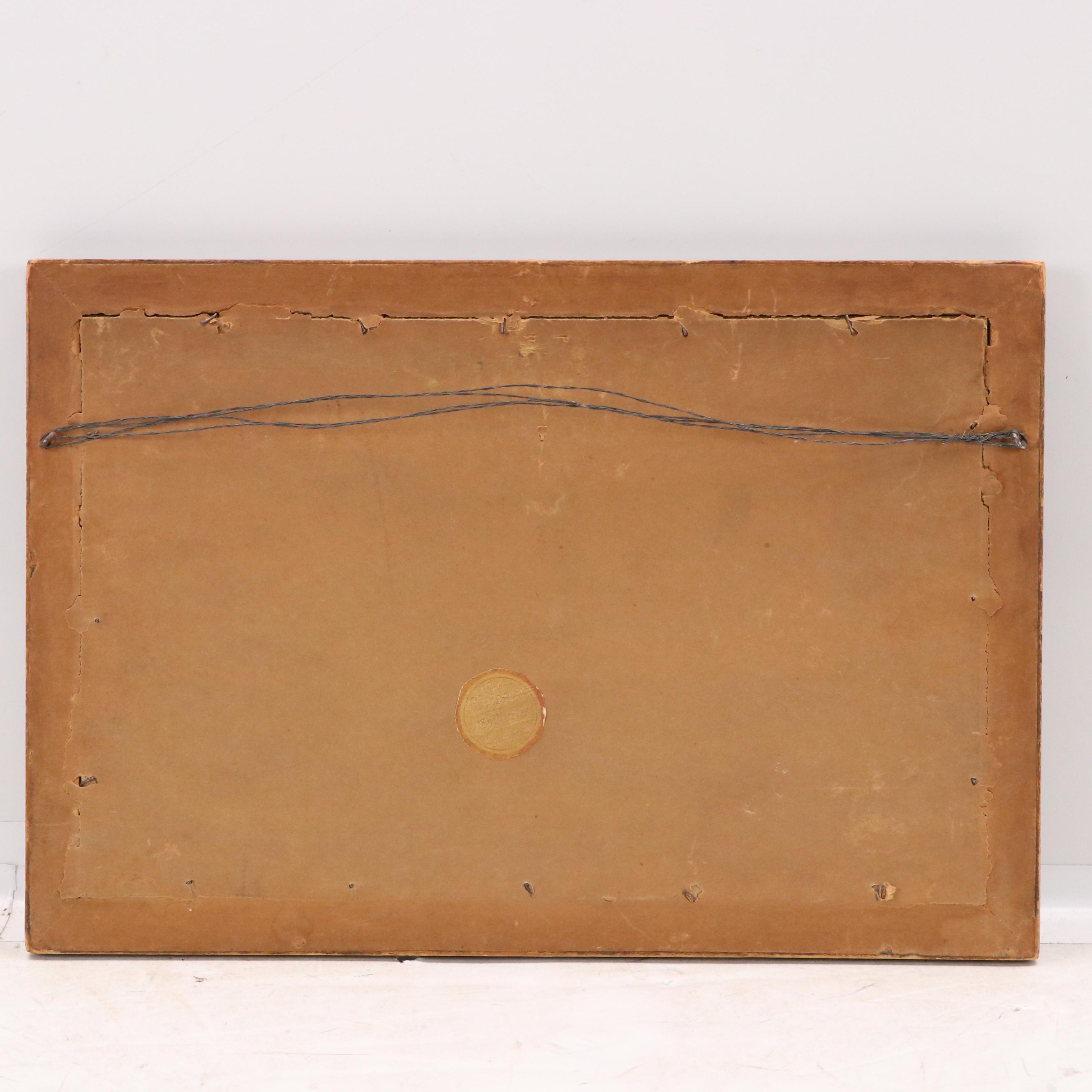 Esther C. Wolf Pastel Still Life with Pink Flowers