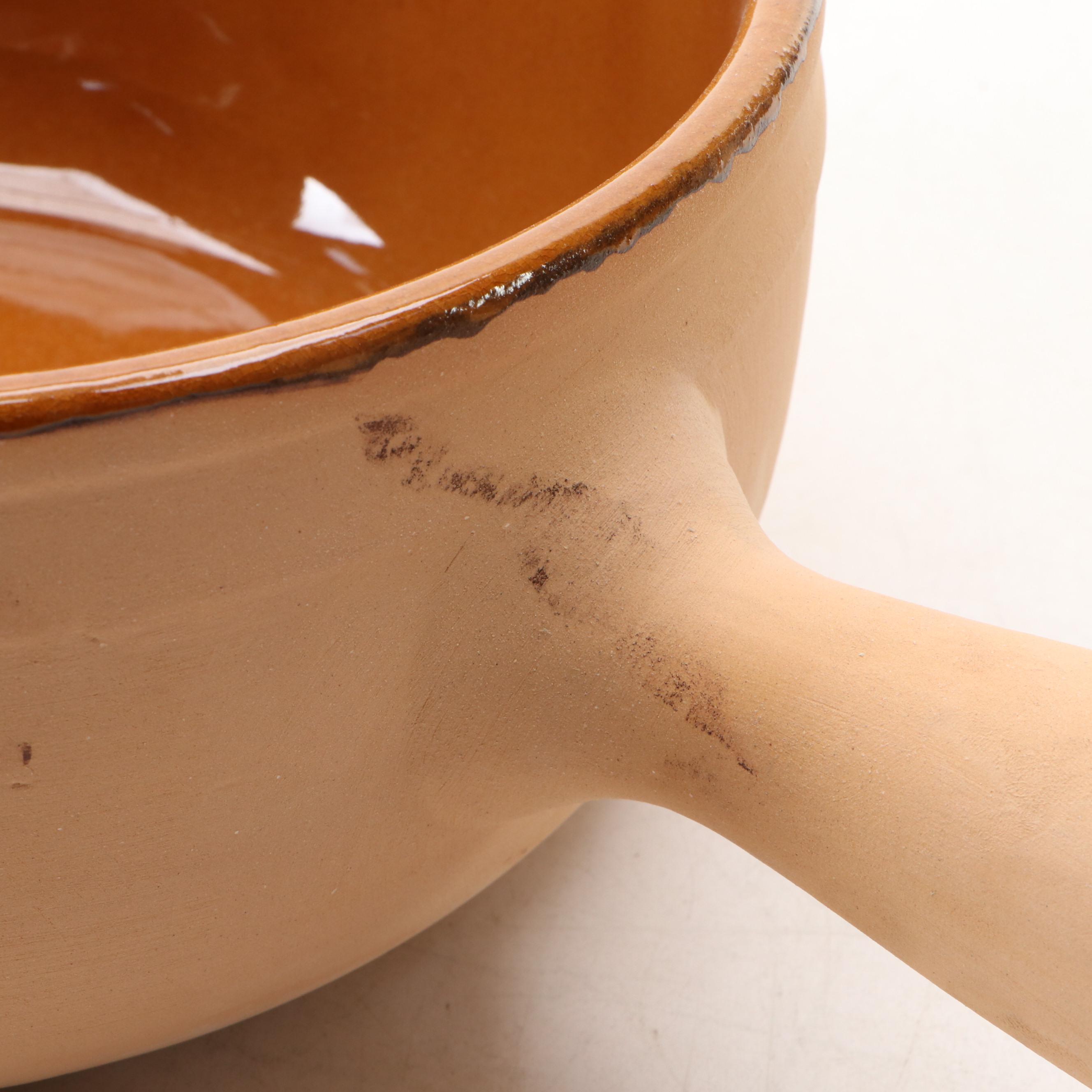 BIA Cordon Blue Clay Pot and Lidded Jars with Lidded Dish