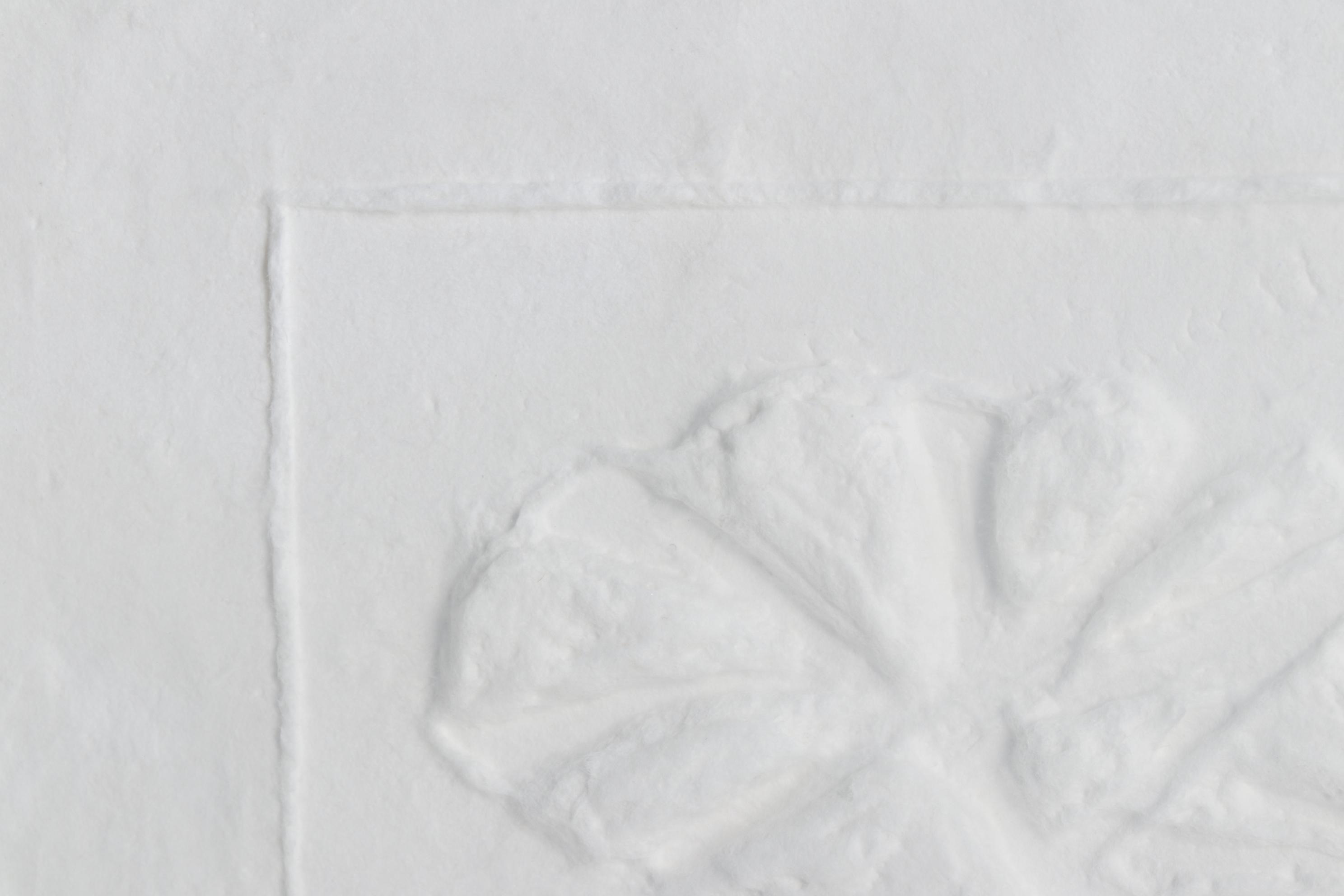 Sandra K. Yocum "Cast Lilies II" Plaster Relief, 1994