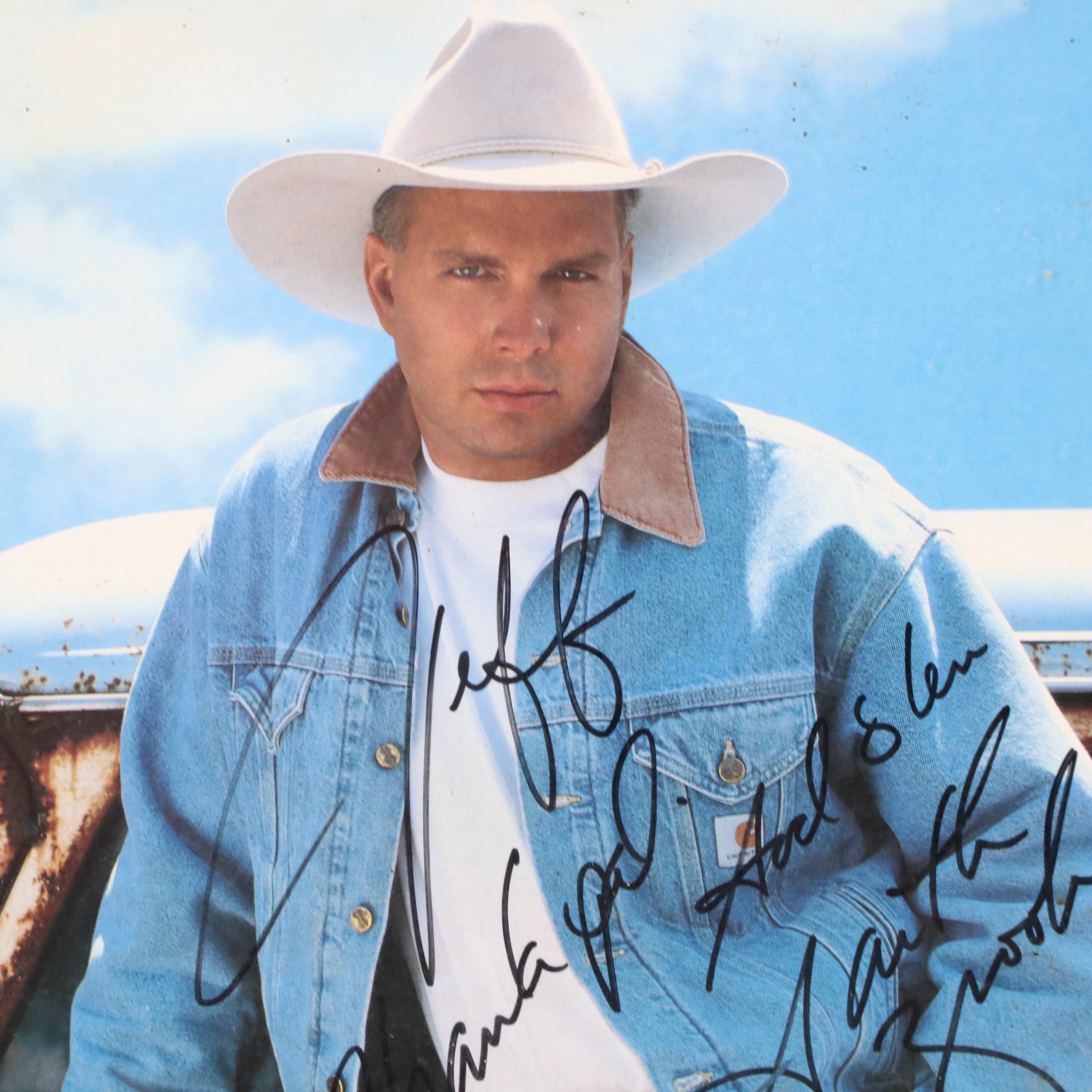 Signed Garth Brooks Photo, Circa 1994