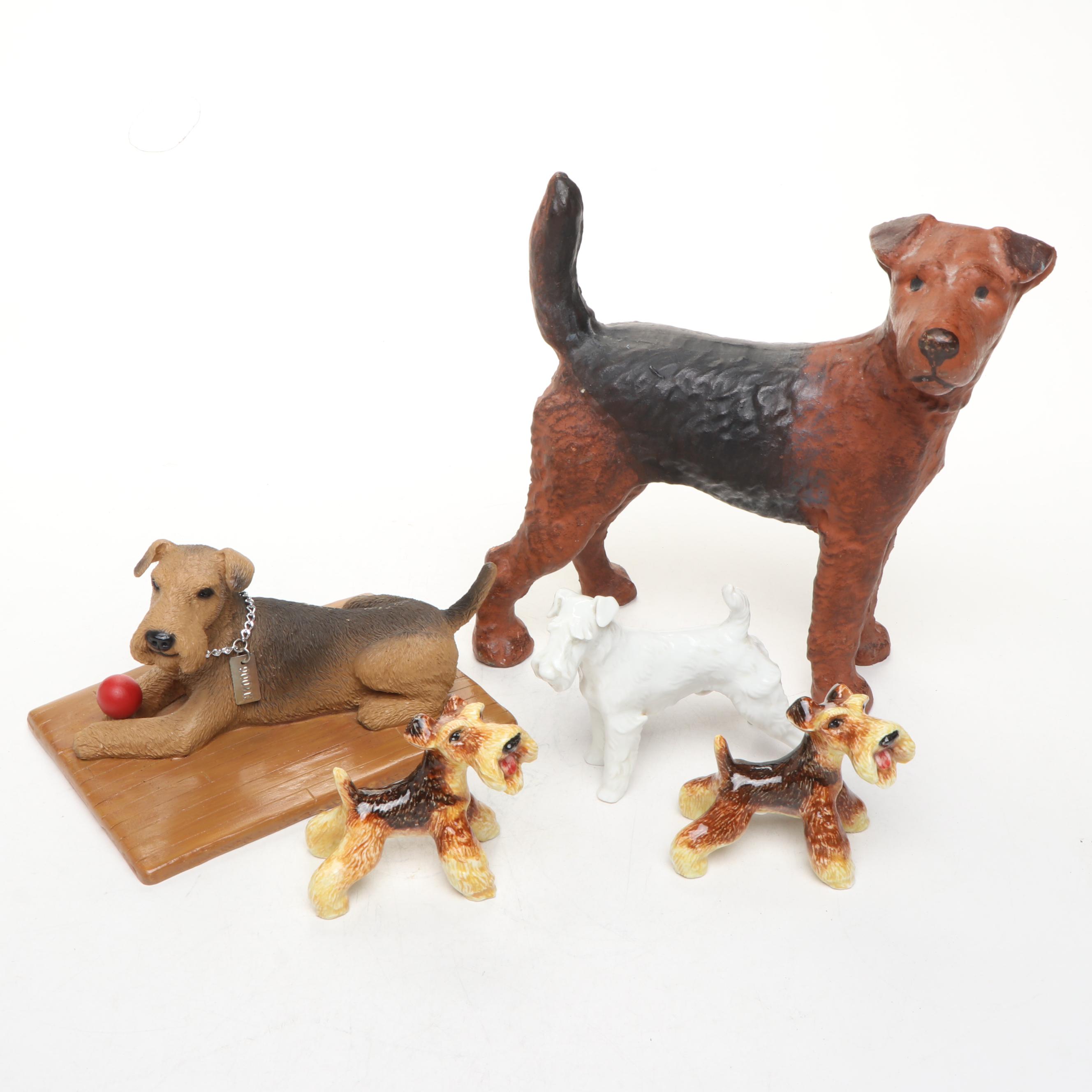 Blue Witch Schnauzer Shakers, Cast Iron Terrier Doorstop, and More Dog Décor