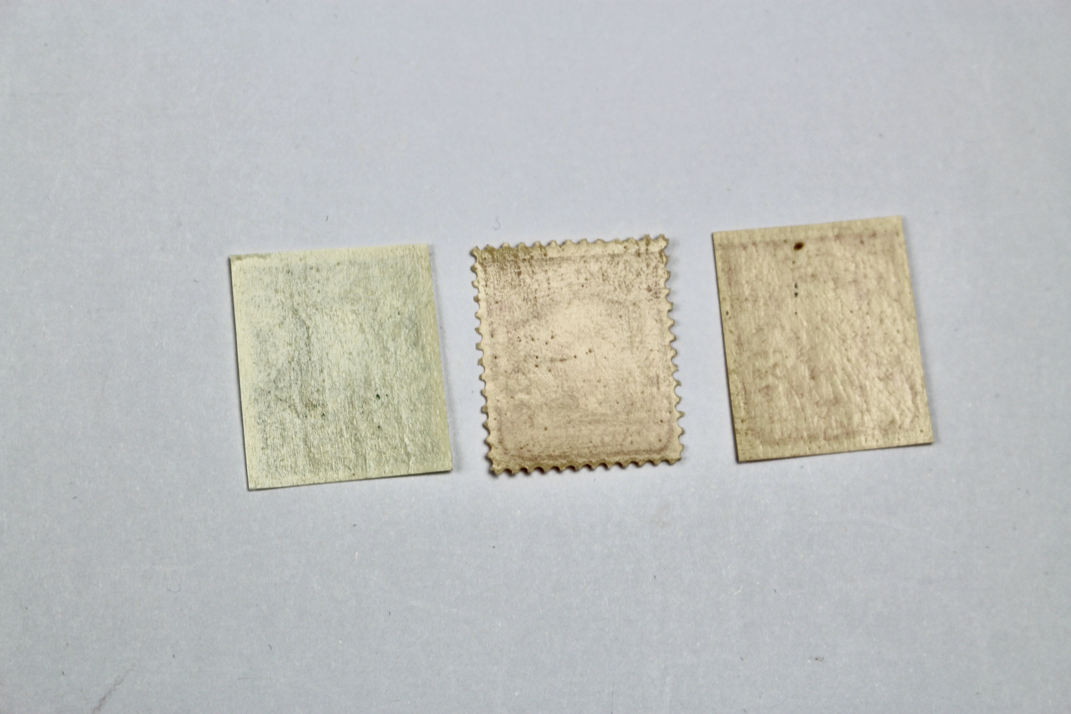 Ten Early Mint Condition U.S. Postage Stamps